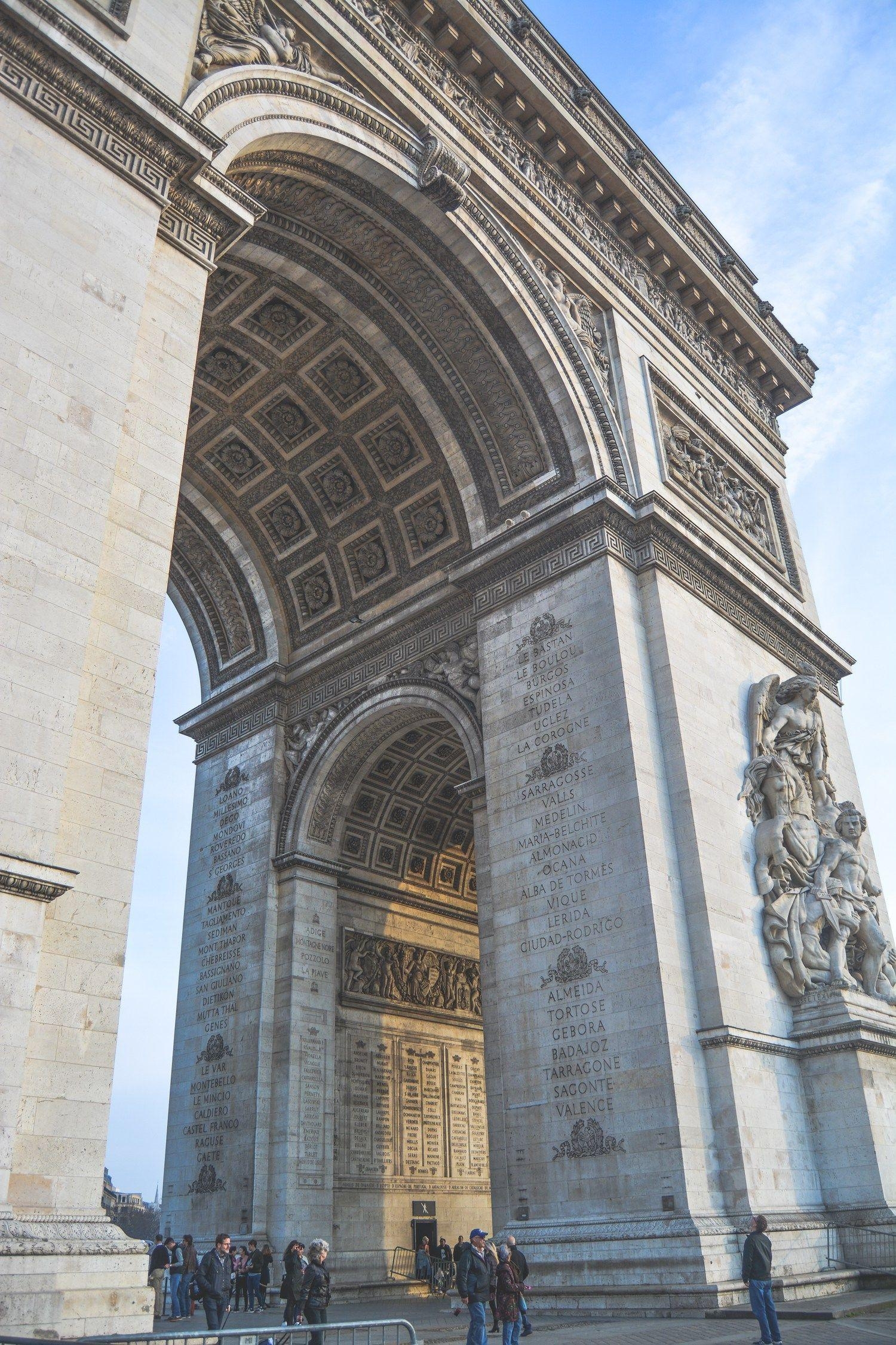 Arc de Triomphe, Paris, Besuch, Kunst, Architektur, 1500x2250 HD Handy