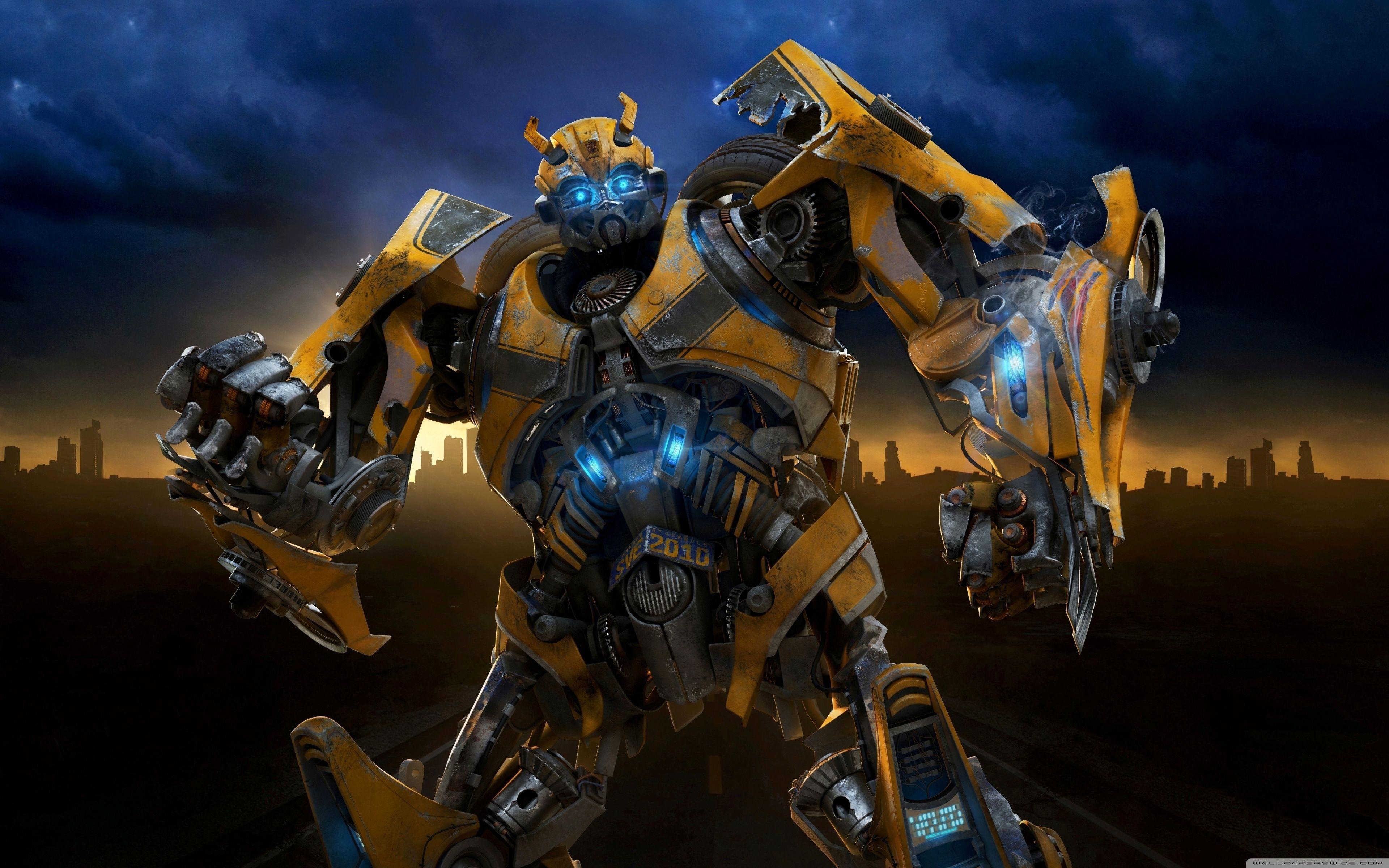 Bumblebee Film, Hintergrund, Kinodesign, Autobots, Transformers, 3840x2400 4K Desktop