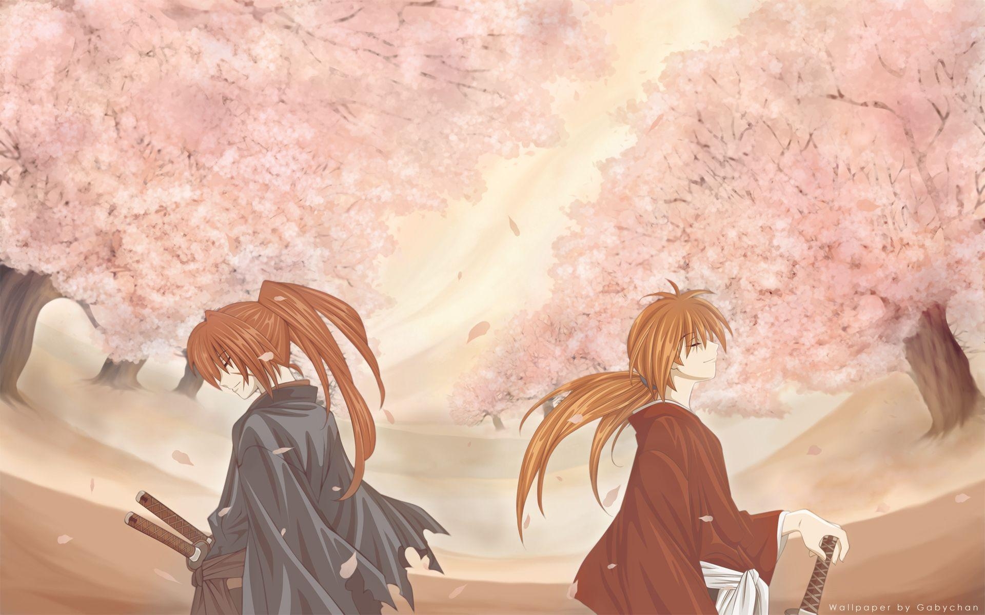 Himura Kenshin, Anime, Japanischer Held, Samurai, Zeichentrick, 1920x1200 HD Desktop