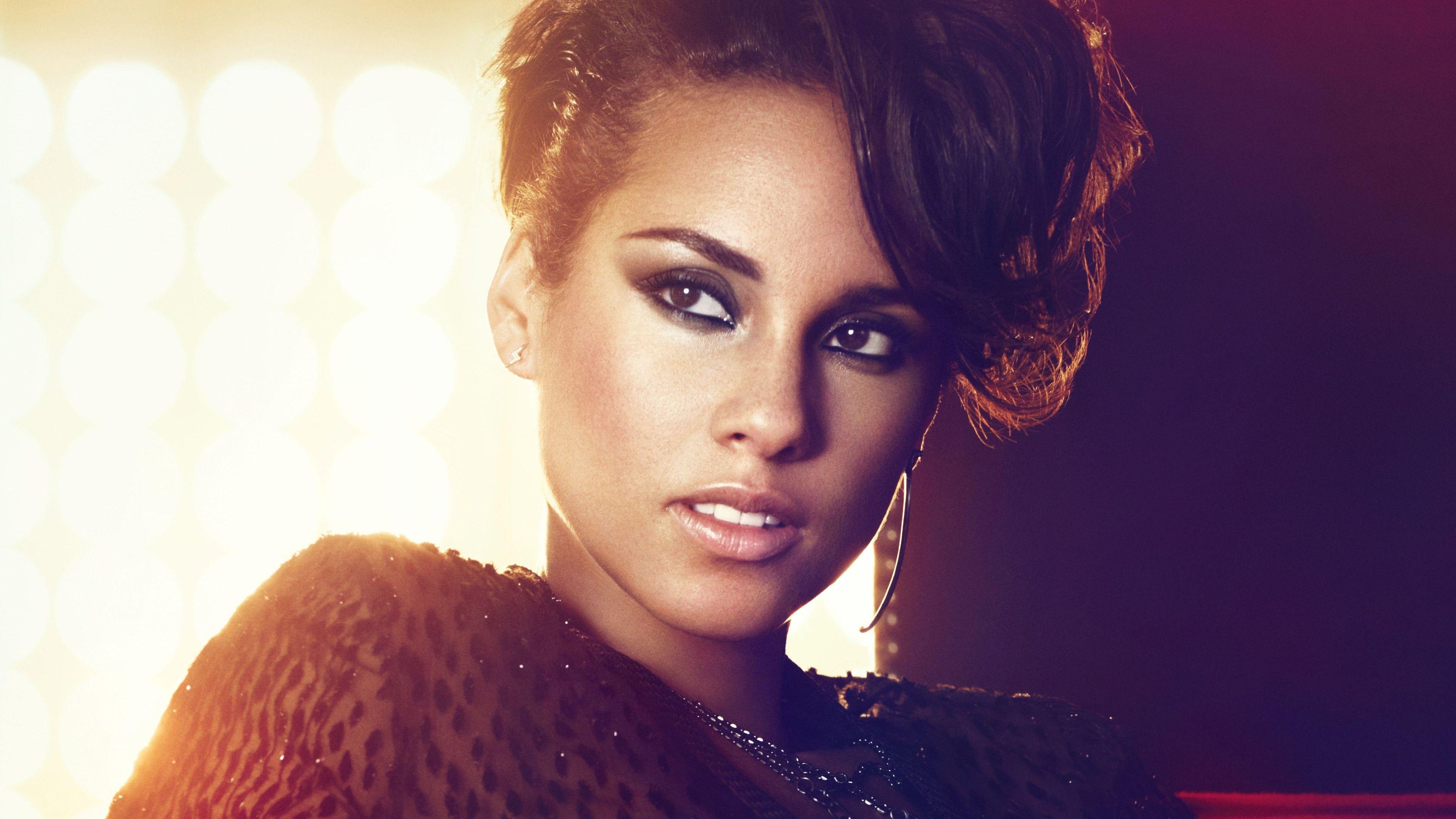 Alicia Keys, 4K, Musik, HD, Sängerin, 3860x2170 4K Desktop