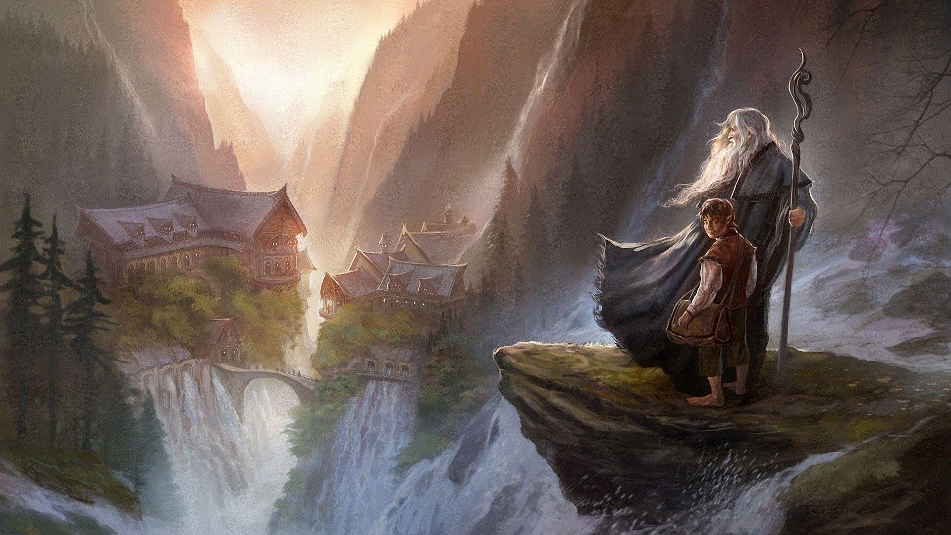 Gandalf, Herr der Ringe, Hobbit, Bilbo, Magie, 1920x1080 Full HD Desktop