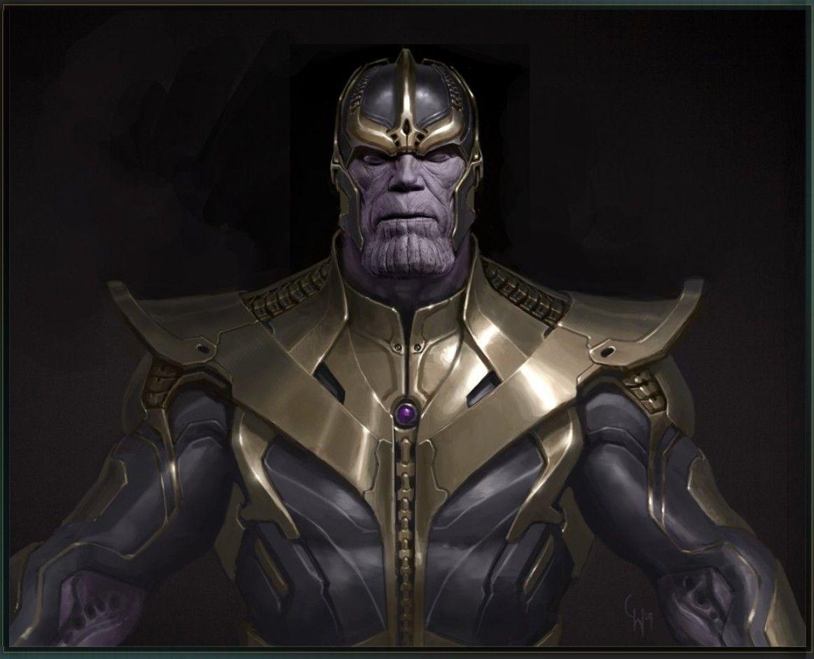 Thanos, Avengers, Konzeptkunst, Bösewicht, Marvel, 1170x950 HD Desktop