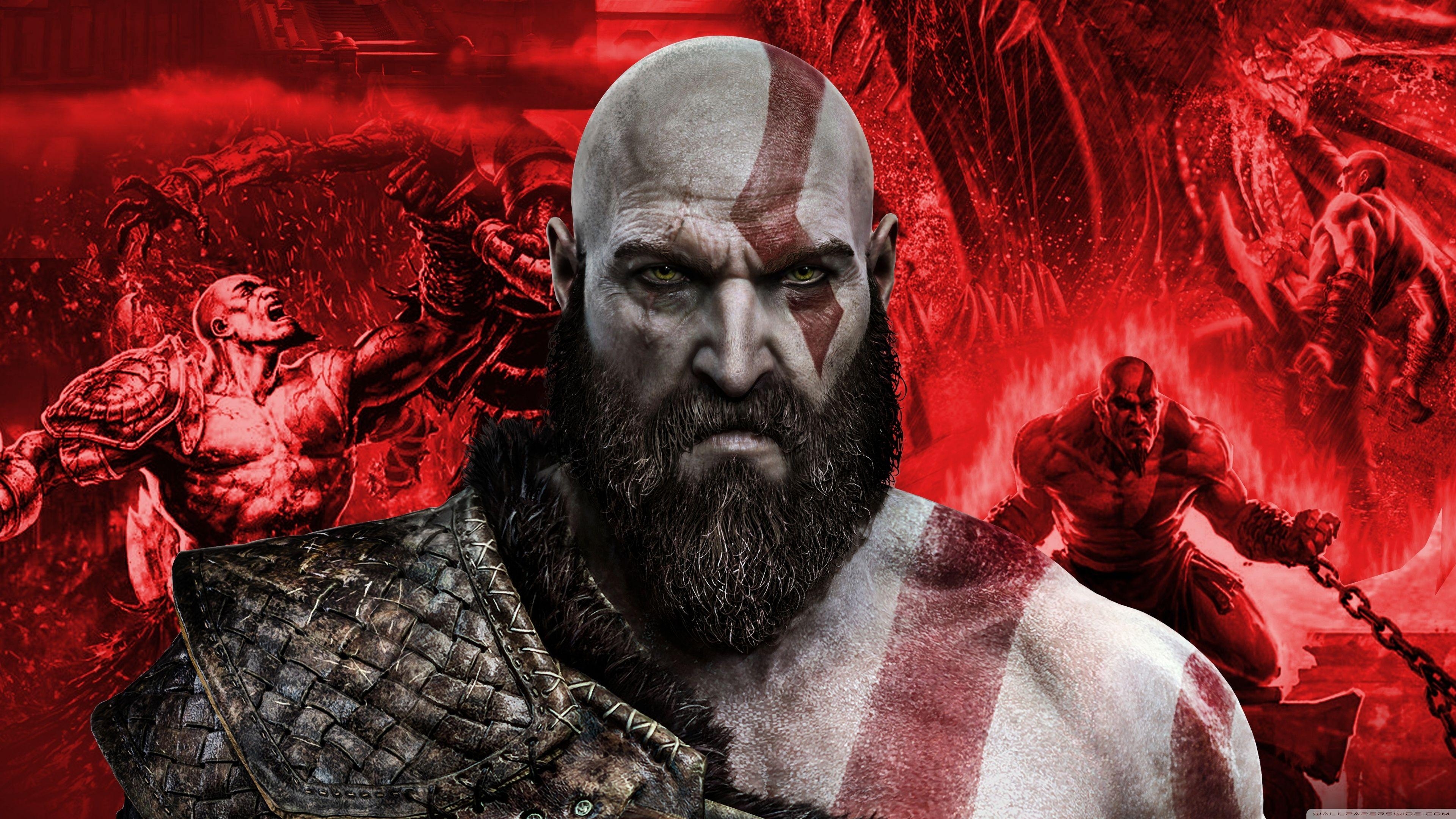 Kratos, God of War, Desktop, Mocah, Spiele, 3840x2160 4K Desktop