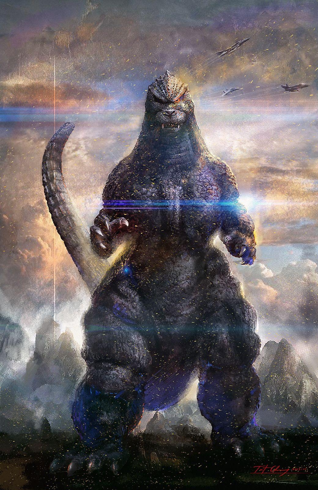 Godzilla, iPhone, Hintergrund, Monster, Film, 1040x1600 HD Handy