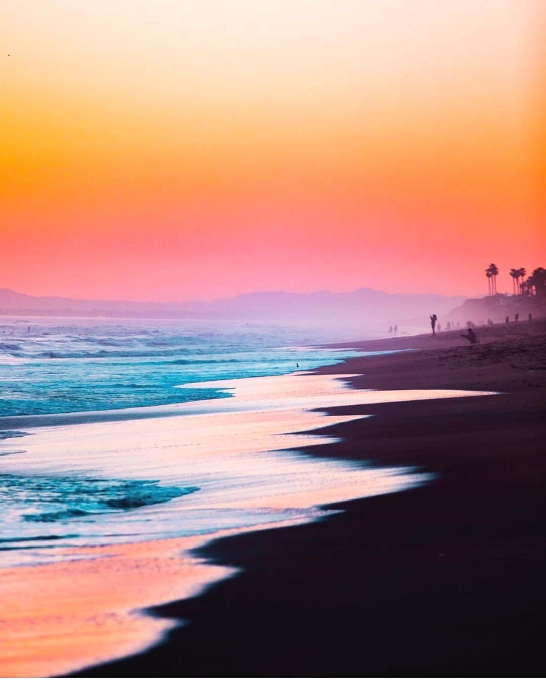 Wunderschöner Sonnenuntergang, Huntington Beach, Kalifornien, Ozean, 1080x1350 HD Handy