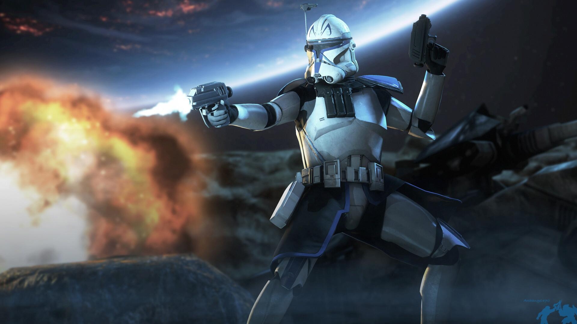 Captain Rex, Star Wars, Republik, Commando, HD, 1920x1080 Full HD Desktop