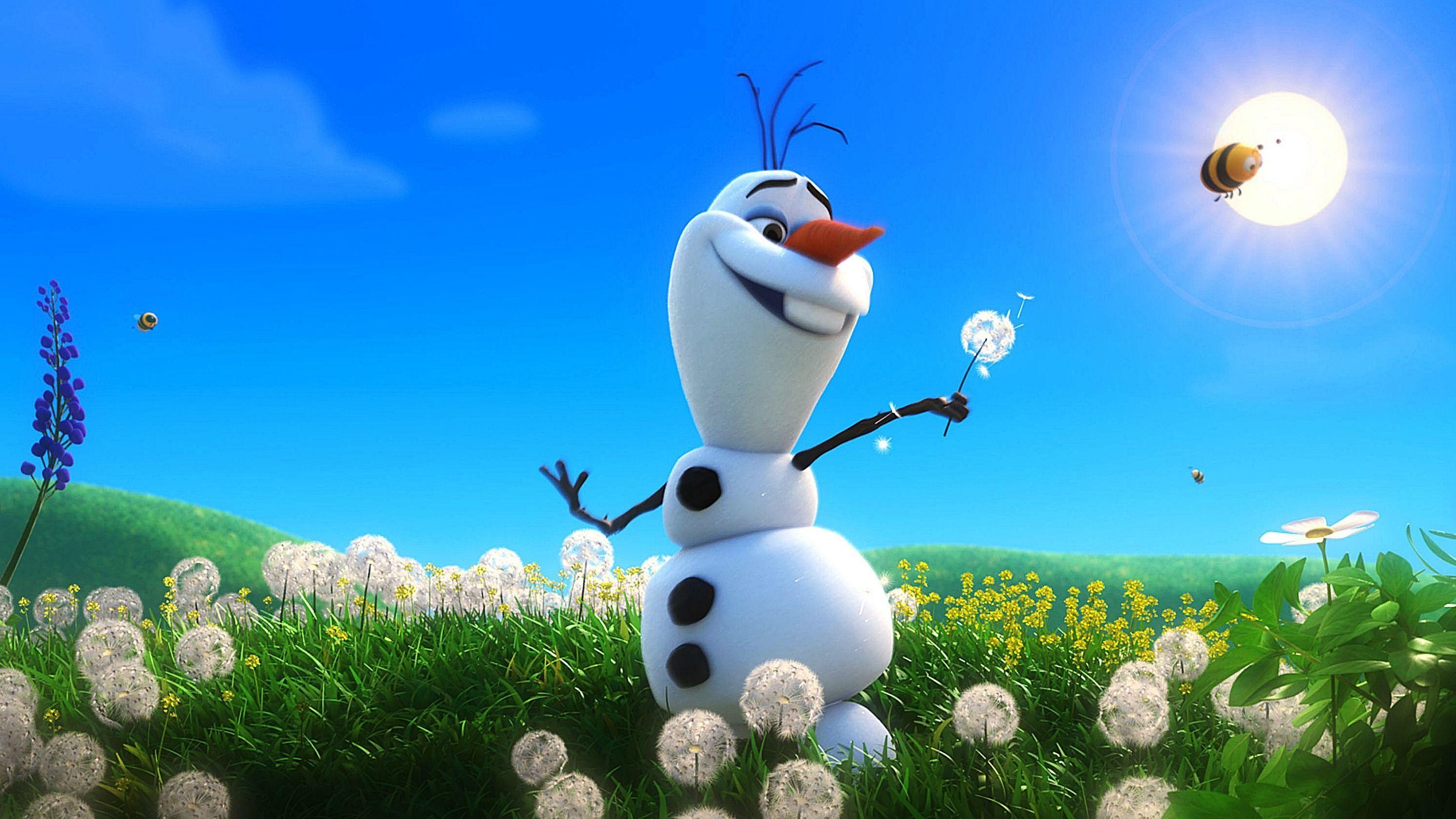 Olaf, HD, Frozen, Disney, Zeichentrick, 2880x1620 HD Desktop