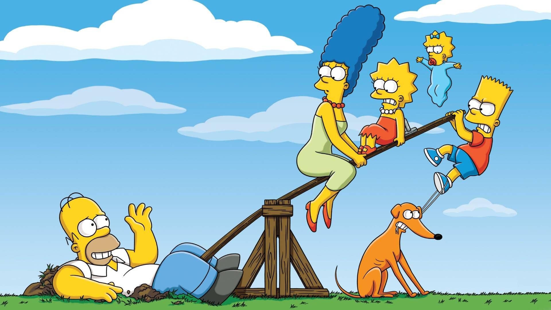 Die Simpsons, 1080p, Multimedia, Gelb, Serie, 1920x1080 Full HD Desktop