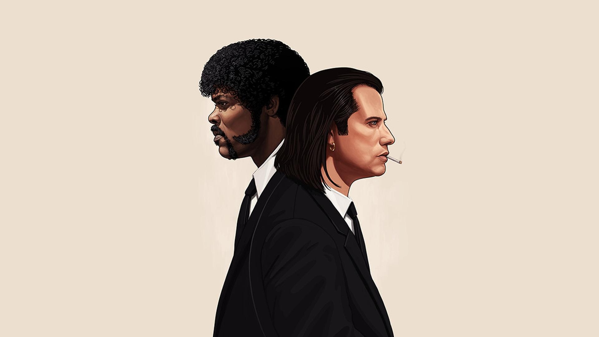 Pulp Fiction, Film, HD Bild, Kultklassiker, Hintergrund, 1920x1080 Full HD Desktop