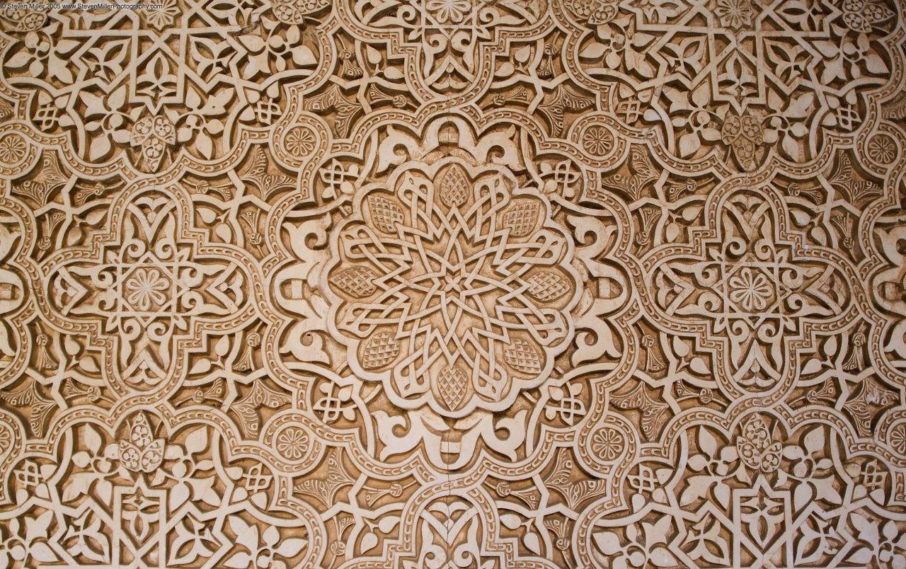 Alhambra, Innenansicht, Granada, Architektur, Kultur, 1280x810 HD Desktop