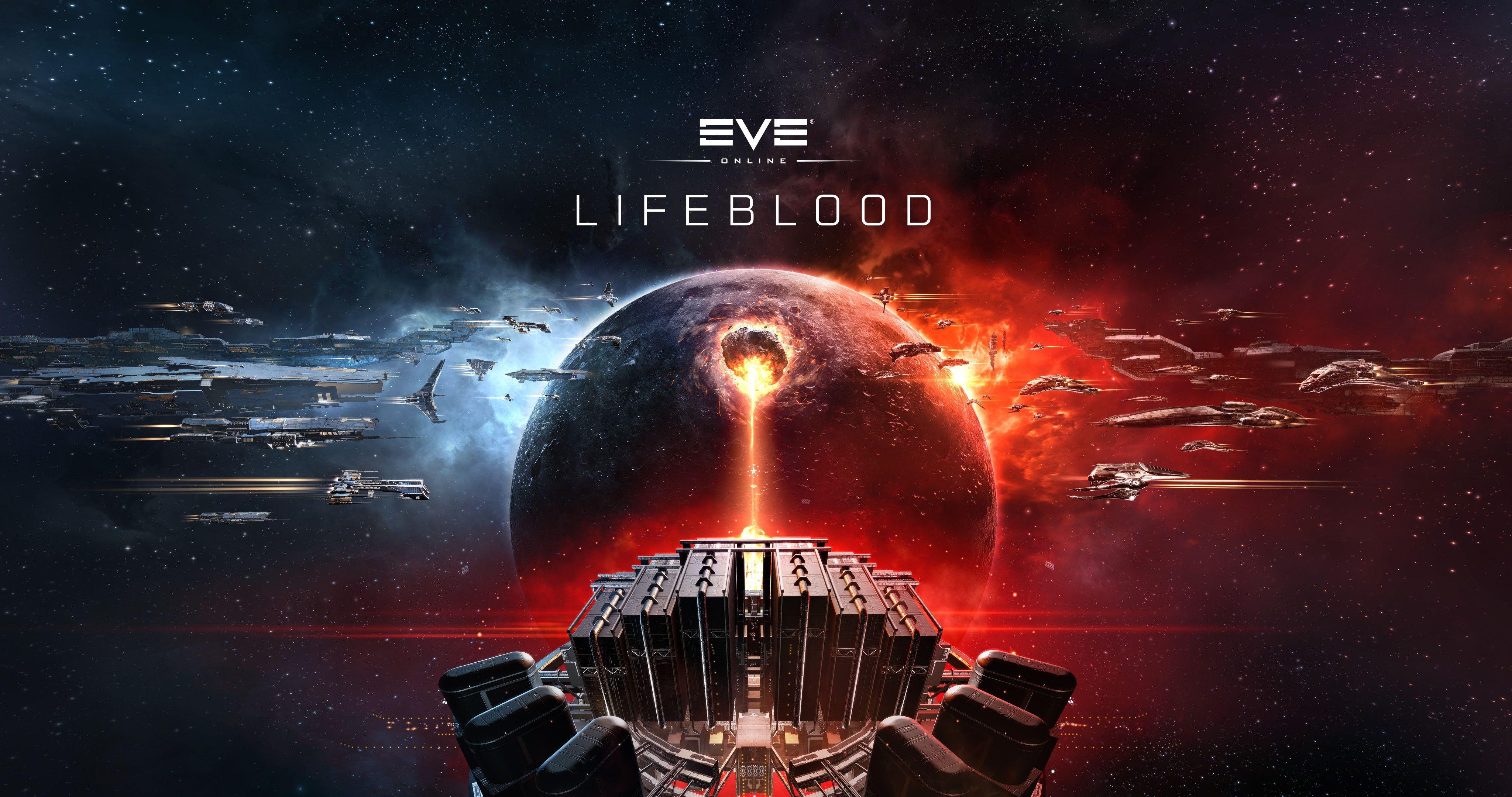 Eve Online, Lifeblood, Spieler, MMORPG, Hintergrund, 4100x2160 4K Desktop