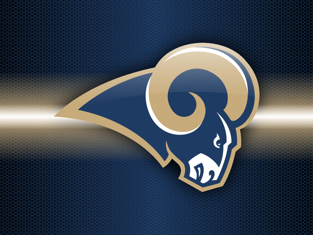 Los Angeles Rams, Hintergrund, Sport, NFL, Logo, 1030x770 HD Desktop