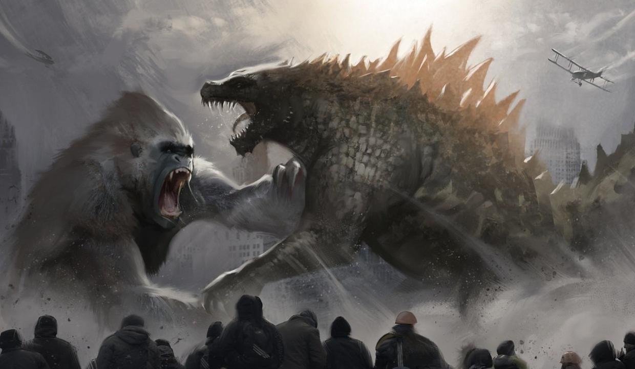 Godzilla, Kong, HD, Bild, Hintergrund, 1240x730 HD Desktop