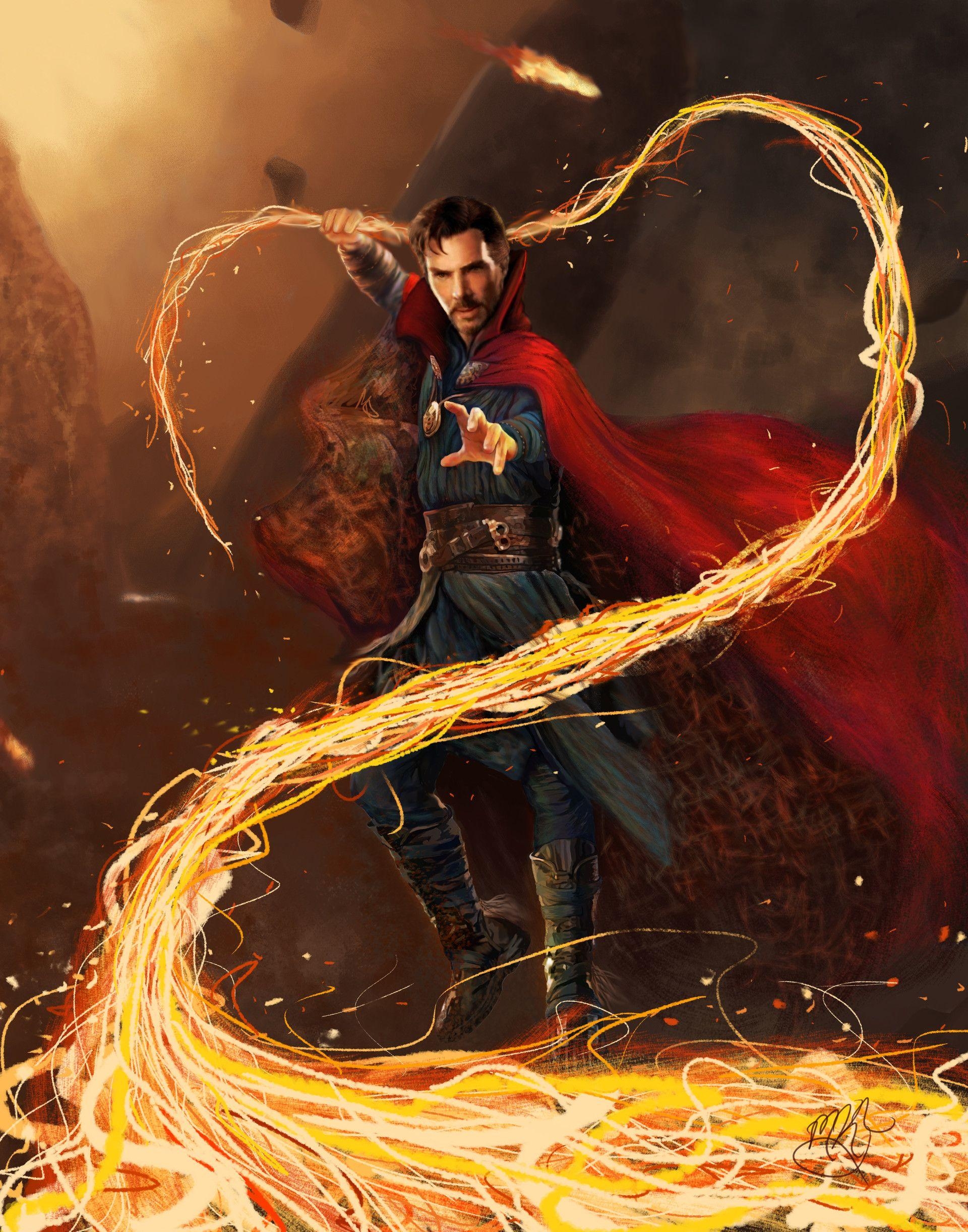 Doctor Strange, cool, Avengers, Hintergrund, Marvel, 1920x2450 HD Handy