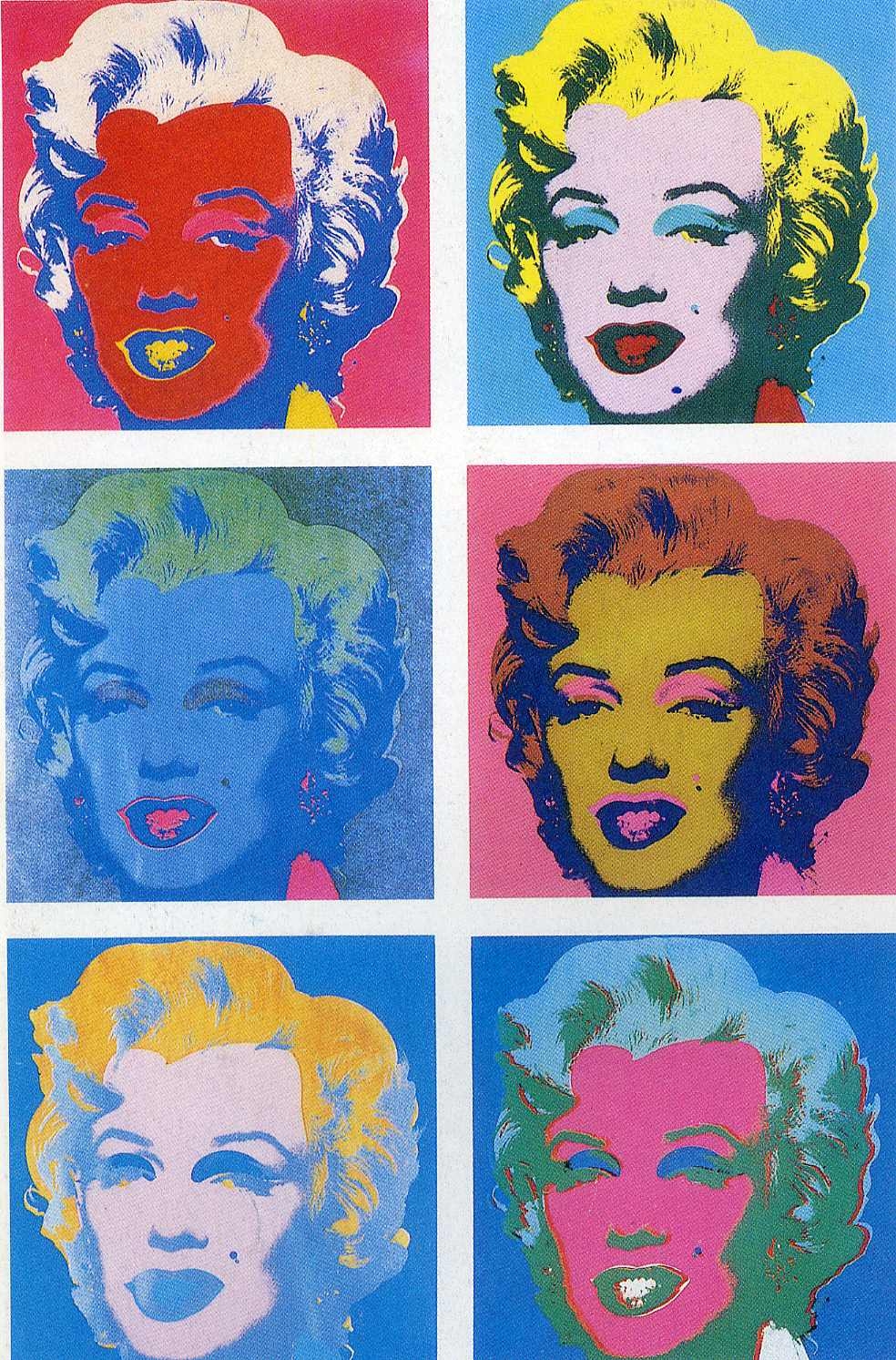 Andy Warhol, Marilyn Monroe, Pop-Art, Ikone, Kunstbild, 990x1500 HD Handy