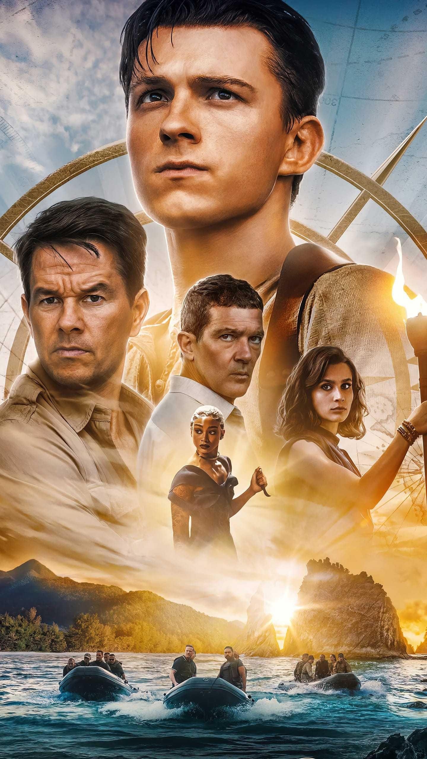 Uncharted, Film, Tom Holland, Abenteuer, 2022, 1440x2560 HD Handy