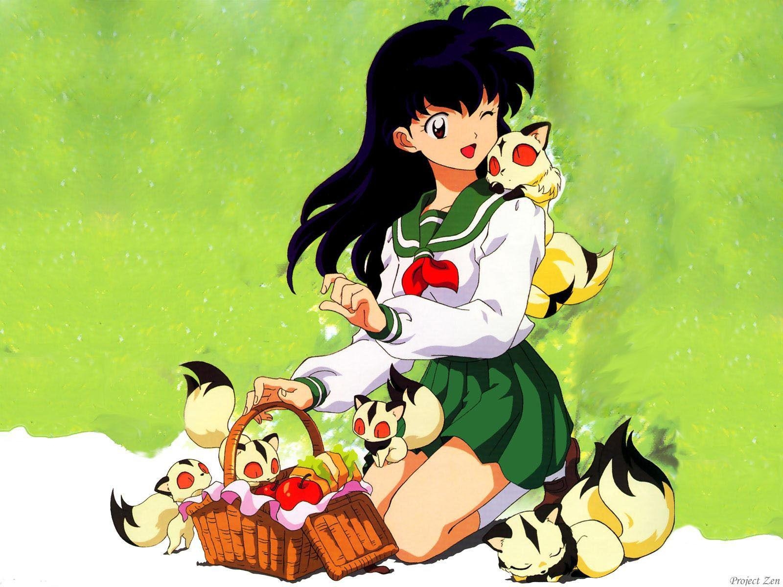 Kagome, Higurashi, Anime, Inuyasha, Bild, 1600x1200 HD Desktop