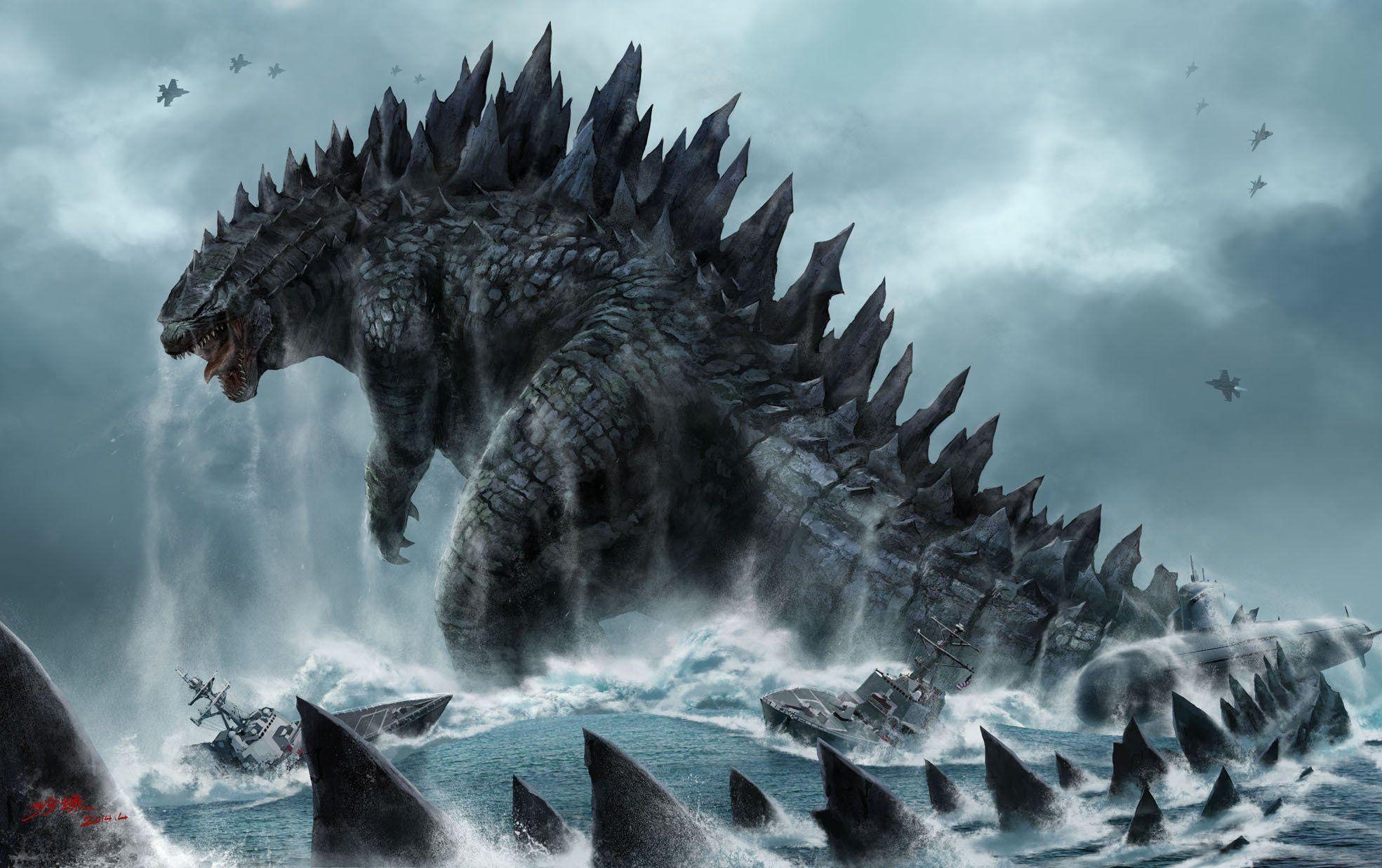 Godzilla, Wallpaper, Monster, Hintergrund, Bild, 1970x1240 HD Desktop