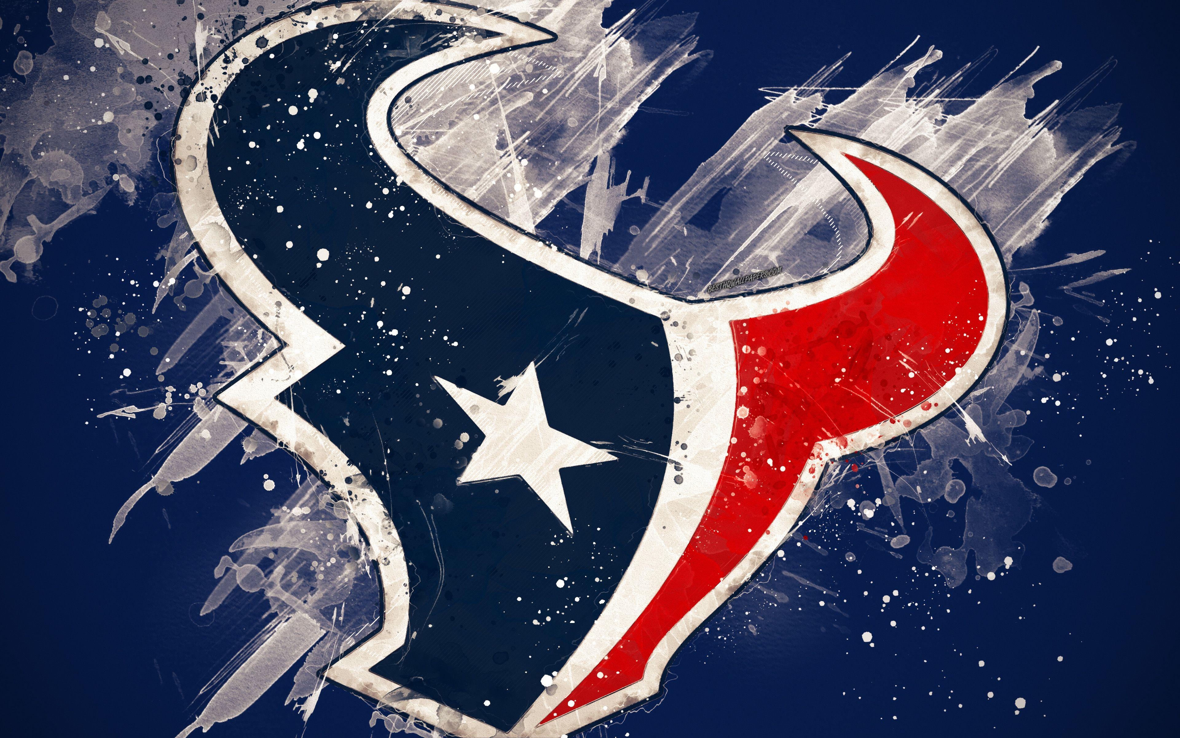 Houston Texans, 4K, Logo, Grunge, American Football, 3840x2400 4K Desktop