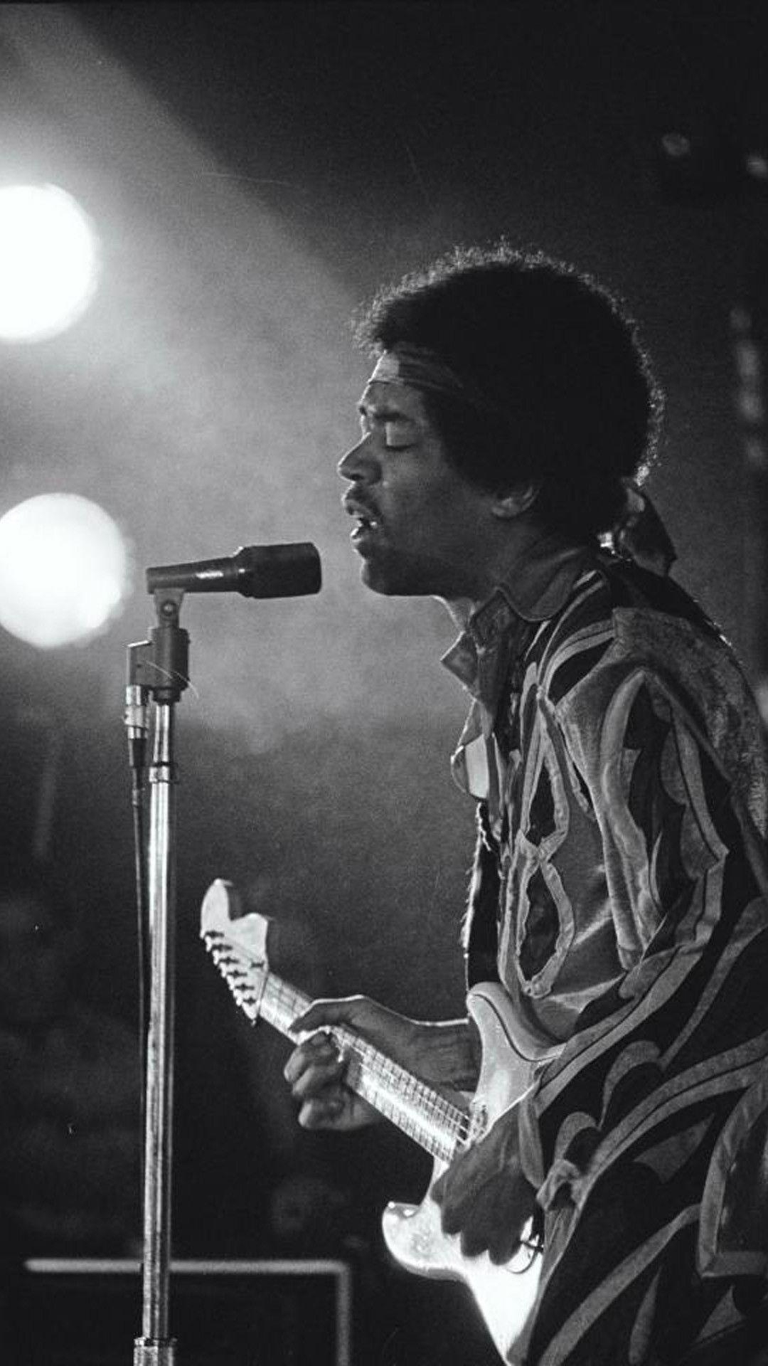 Jimi Hendrix, Bühnenpräsenz, Musikpionier, Gitarrist, Psychedelische Szene, 1080x1920 Full HD Handy