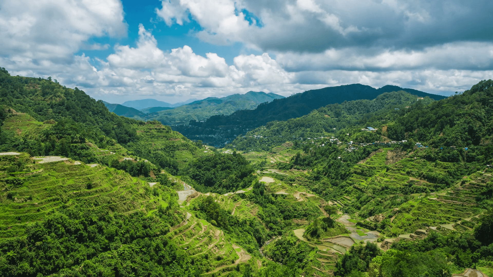 Banaue, Zeitraffer, Luzon, Philippinen, Aussicht, 1920x1080 Full HD Desktop