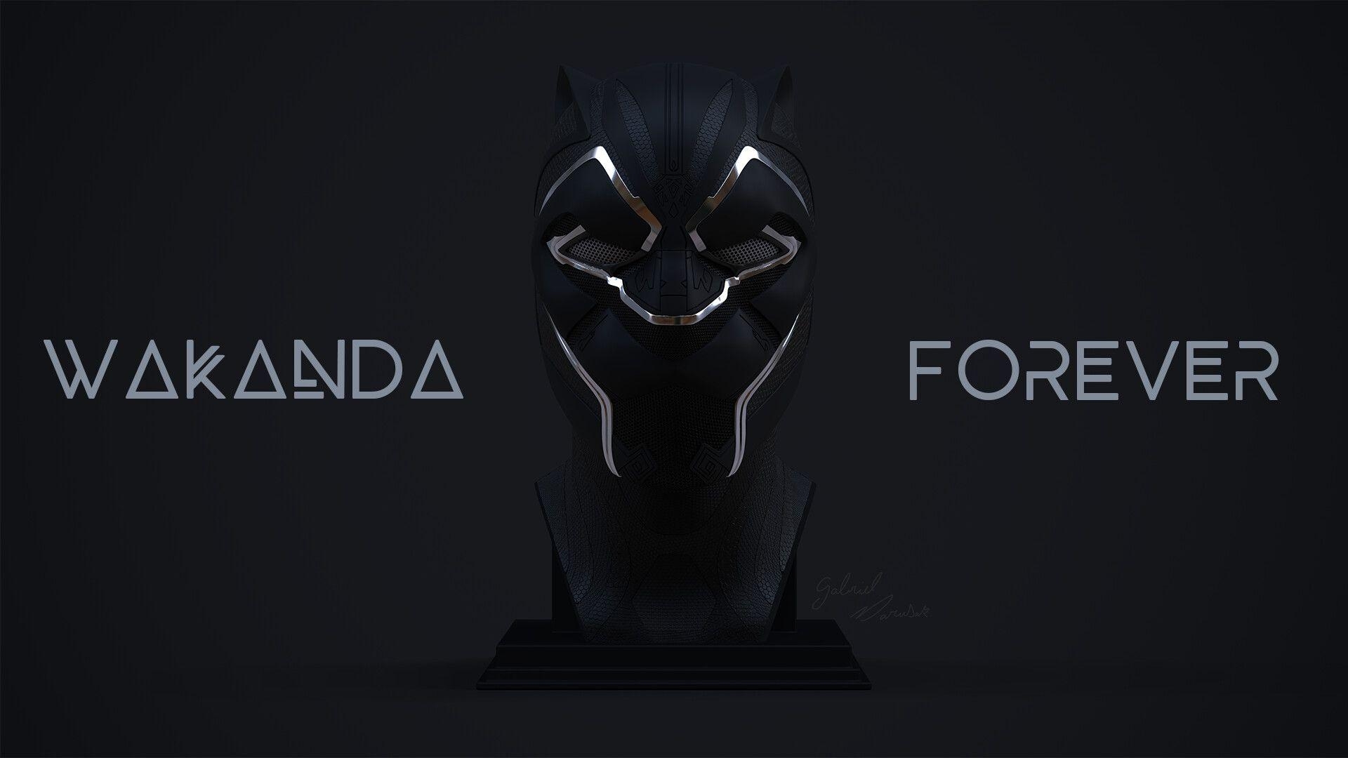 Black Panther, Wakanda Forever, Gabriel Marusak, Marvel, Filme, 1920x1080 Full HD Desktop