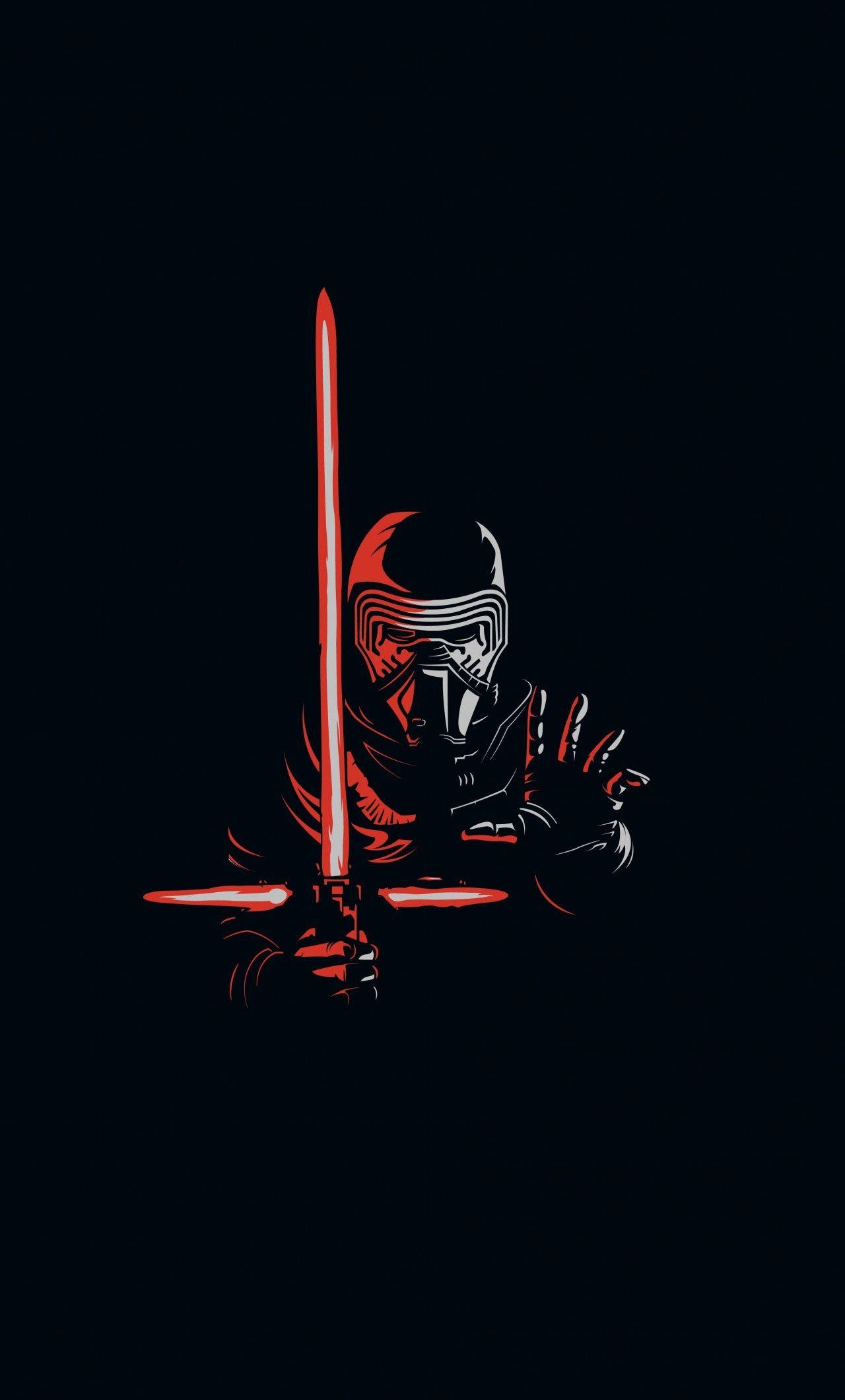 Kylo Ren, Wallpaper, Star Wars, Filme, Maske, 1280x2120 HD Handy