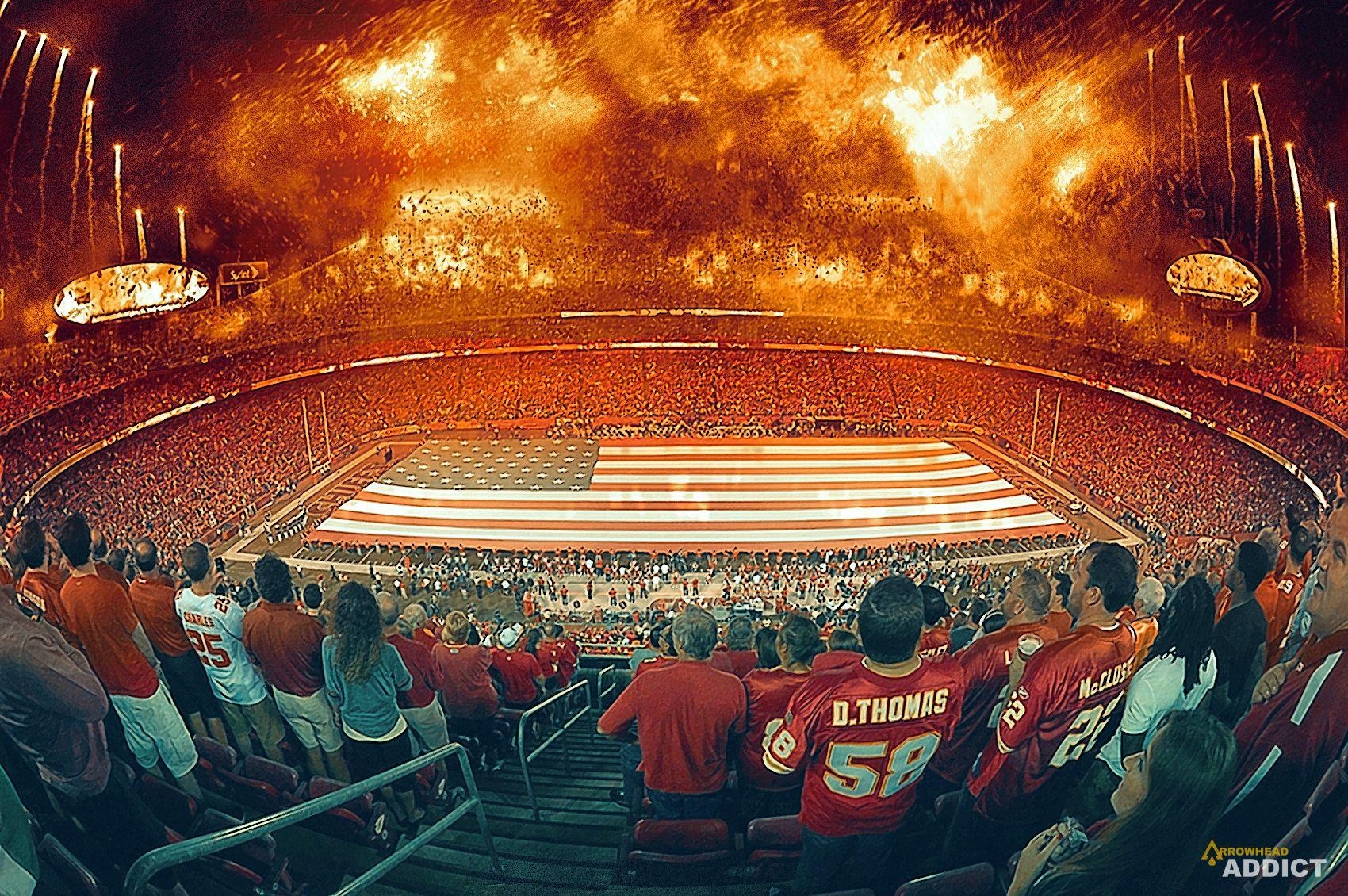 Kansas City Chiefs, Amerikanischer Fußball, NFL Team, 2019, Fanliebe, 1700x1130 HD Desktop