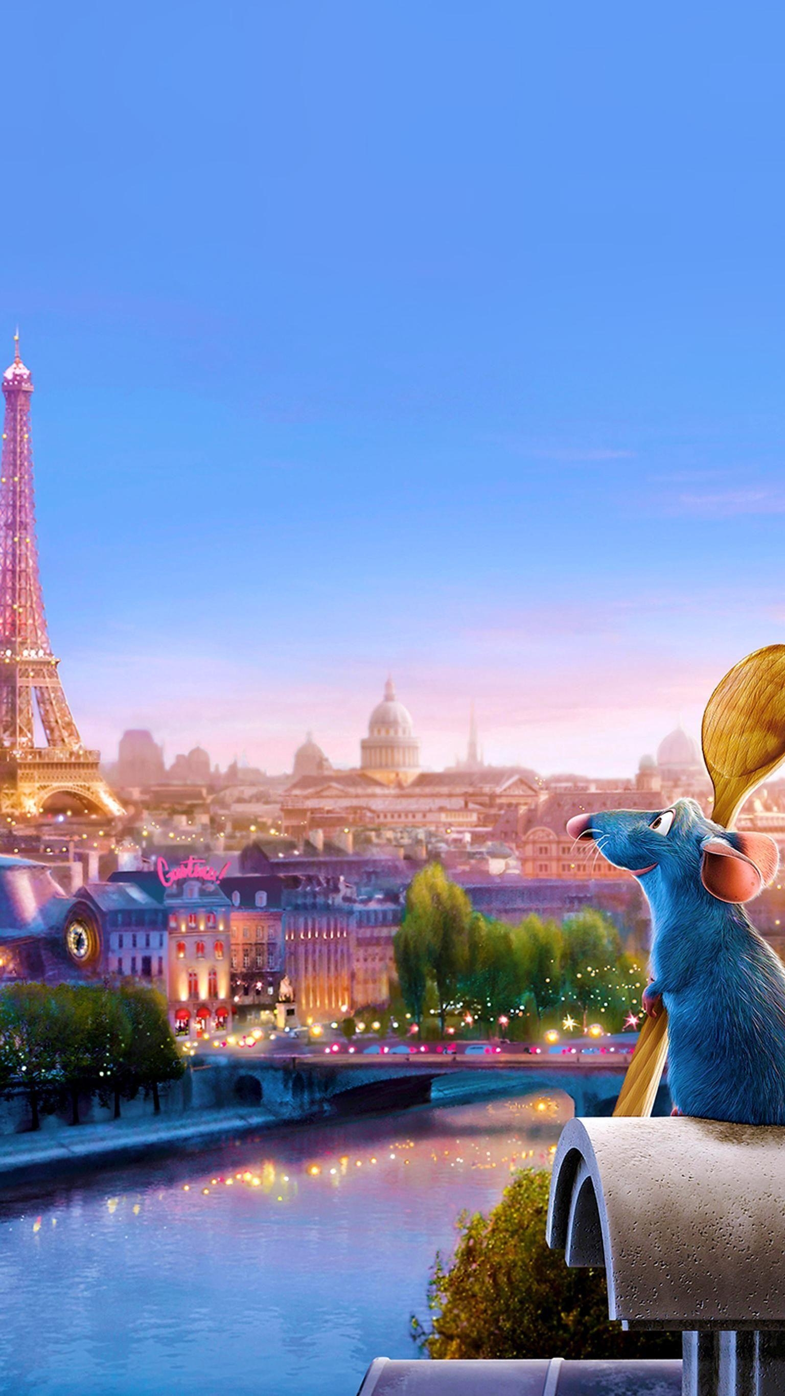 Ratatouille 2007, Cartoon, Remy, Disney, Film, 1540x2740 HD Handy