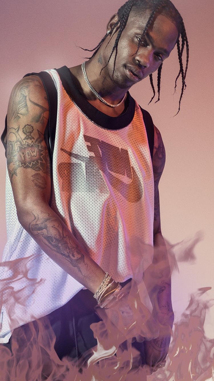 Travis Scott, Nike, iPhone 7, Hintergrundbild, Musik, 750x1340 HD Handy