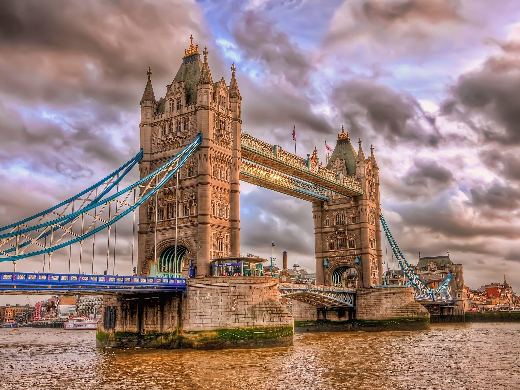 Tower Bridge, Hintergrund, 1536p, Architektur, Wahrzeichen, 2050x1540 HD Desktop