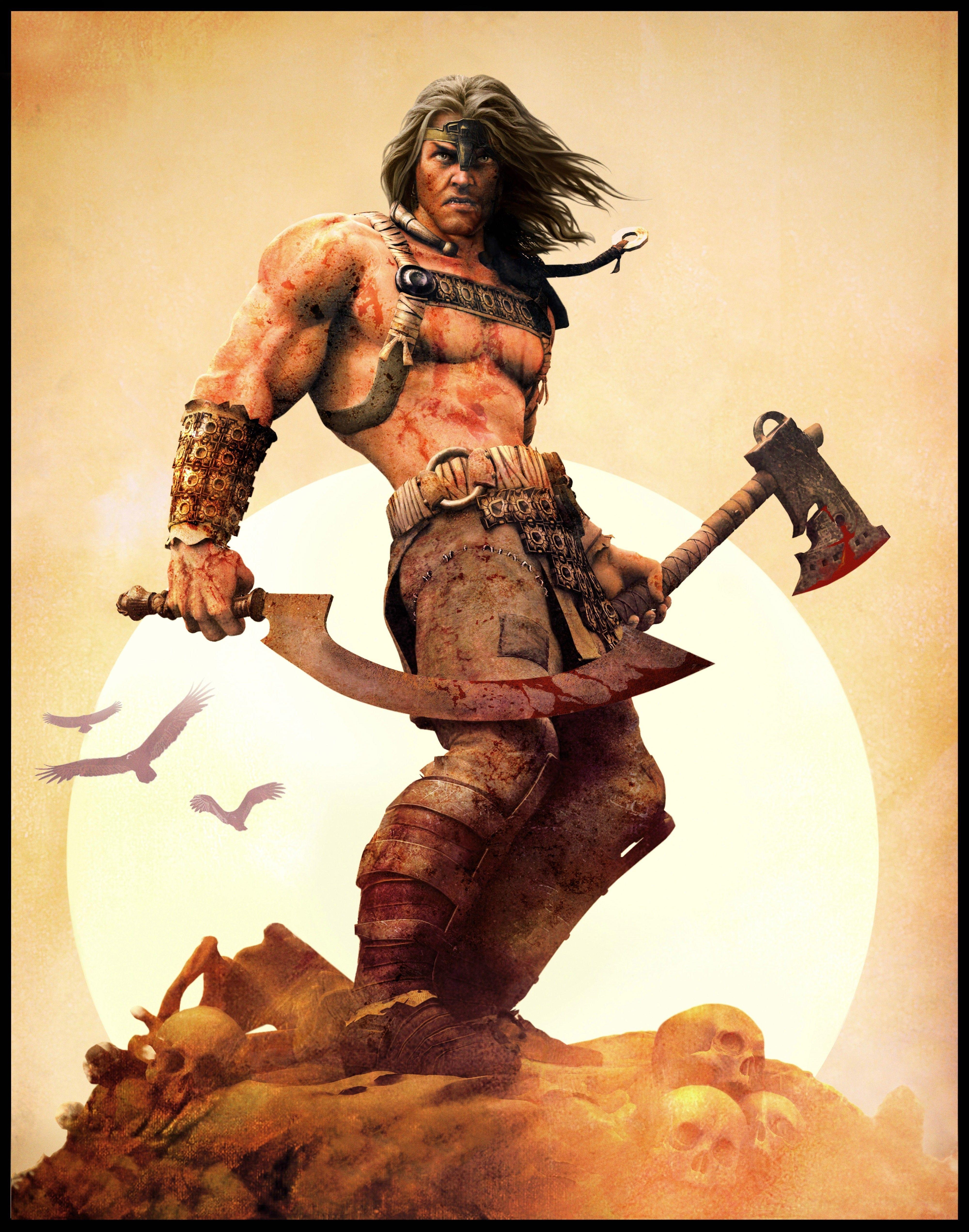 Conan der Barbar, Zath, Saga, Bild, Krieger, 4000x5090 4K Handy