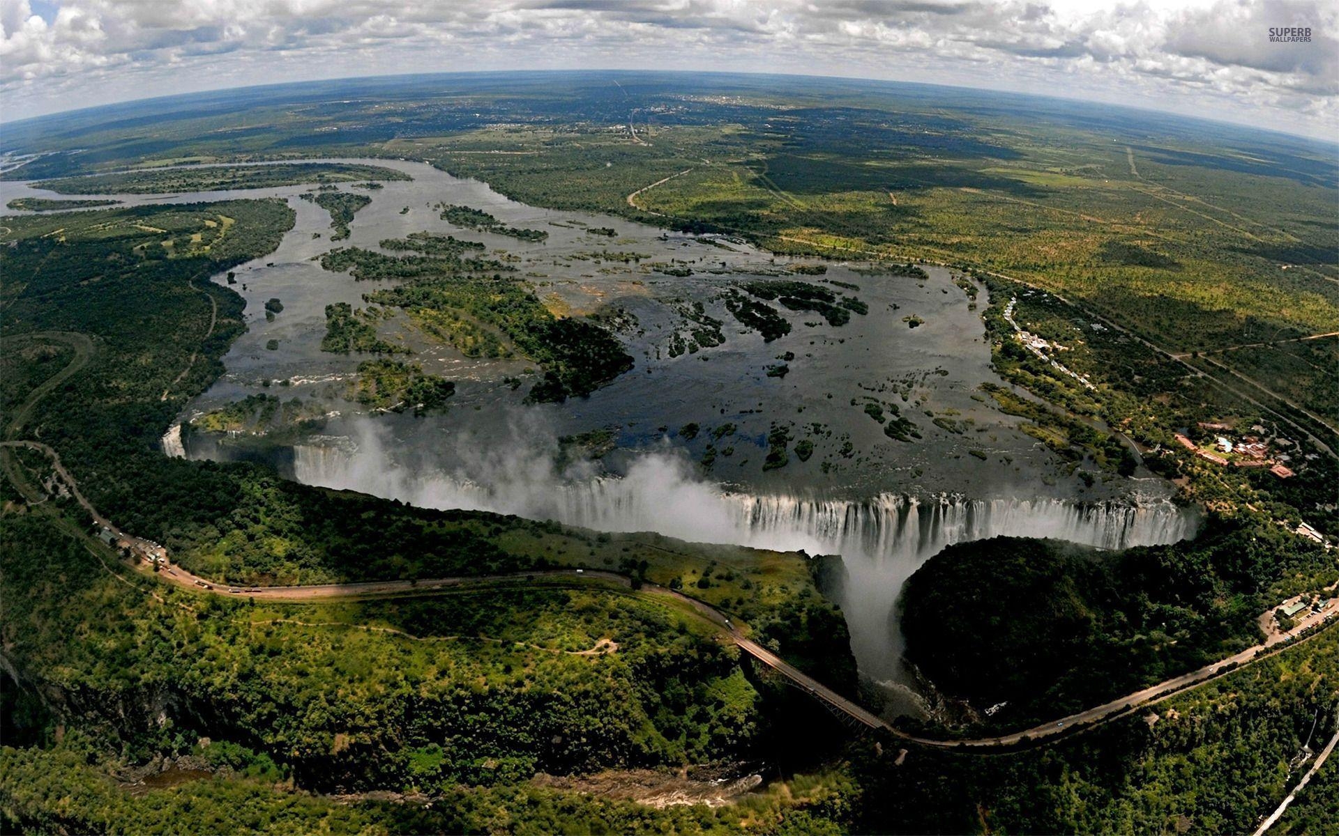 Viktoriafälle, Sambia, Safari, Wasserfall, Afrika, 1920x1200 HD Desktop