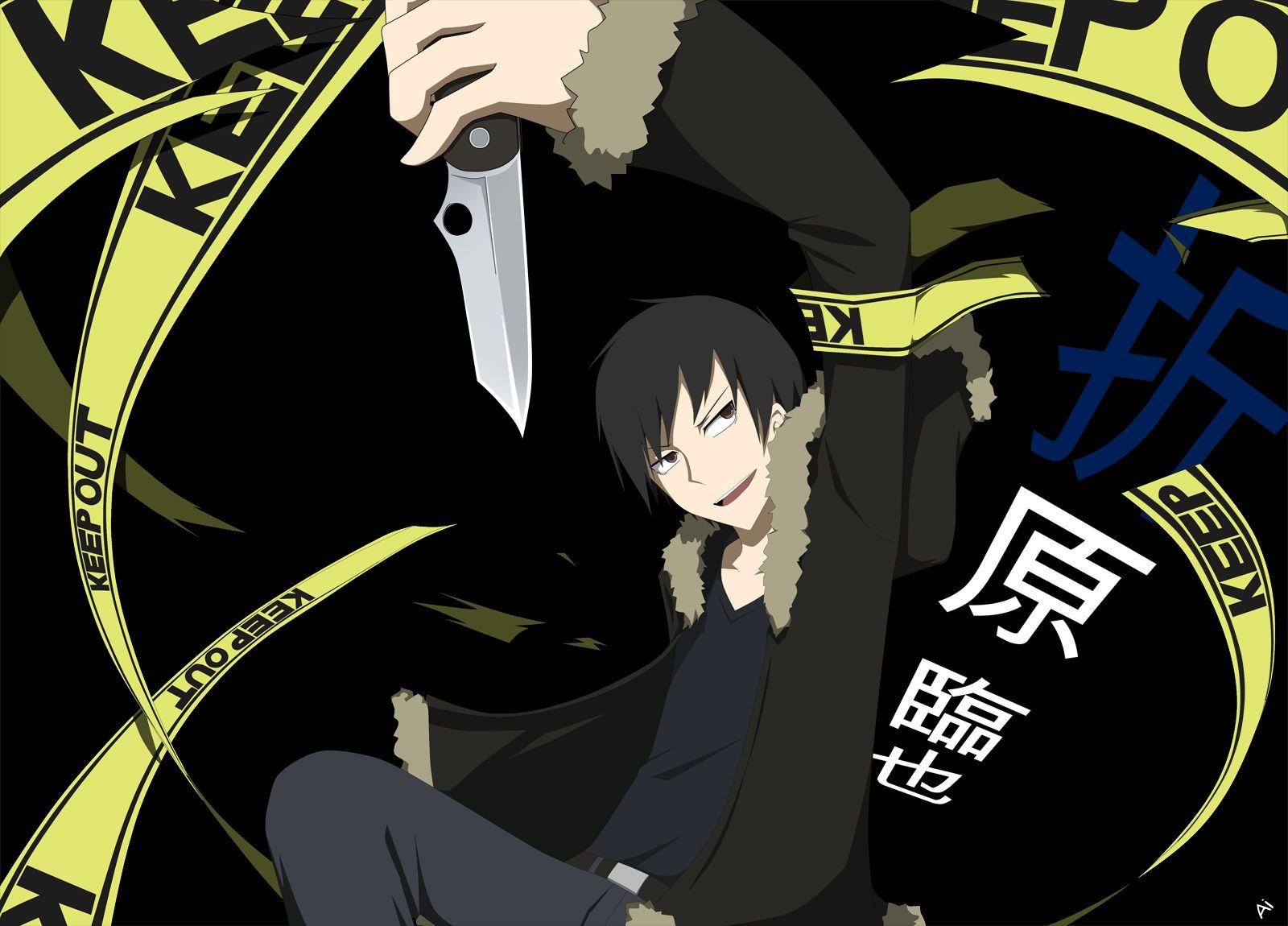 Orihara Izaya, Durarara, Hirasaka, Dienstmädchen, Anime, 1600x1150 HD Desktop