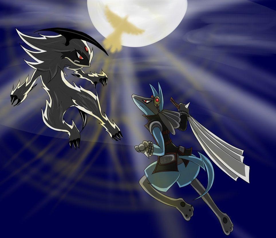 Absol vs Lucario, Anime Bild, HD, Pokémon, Lucario, 970x830 HD Desktop