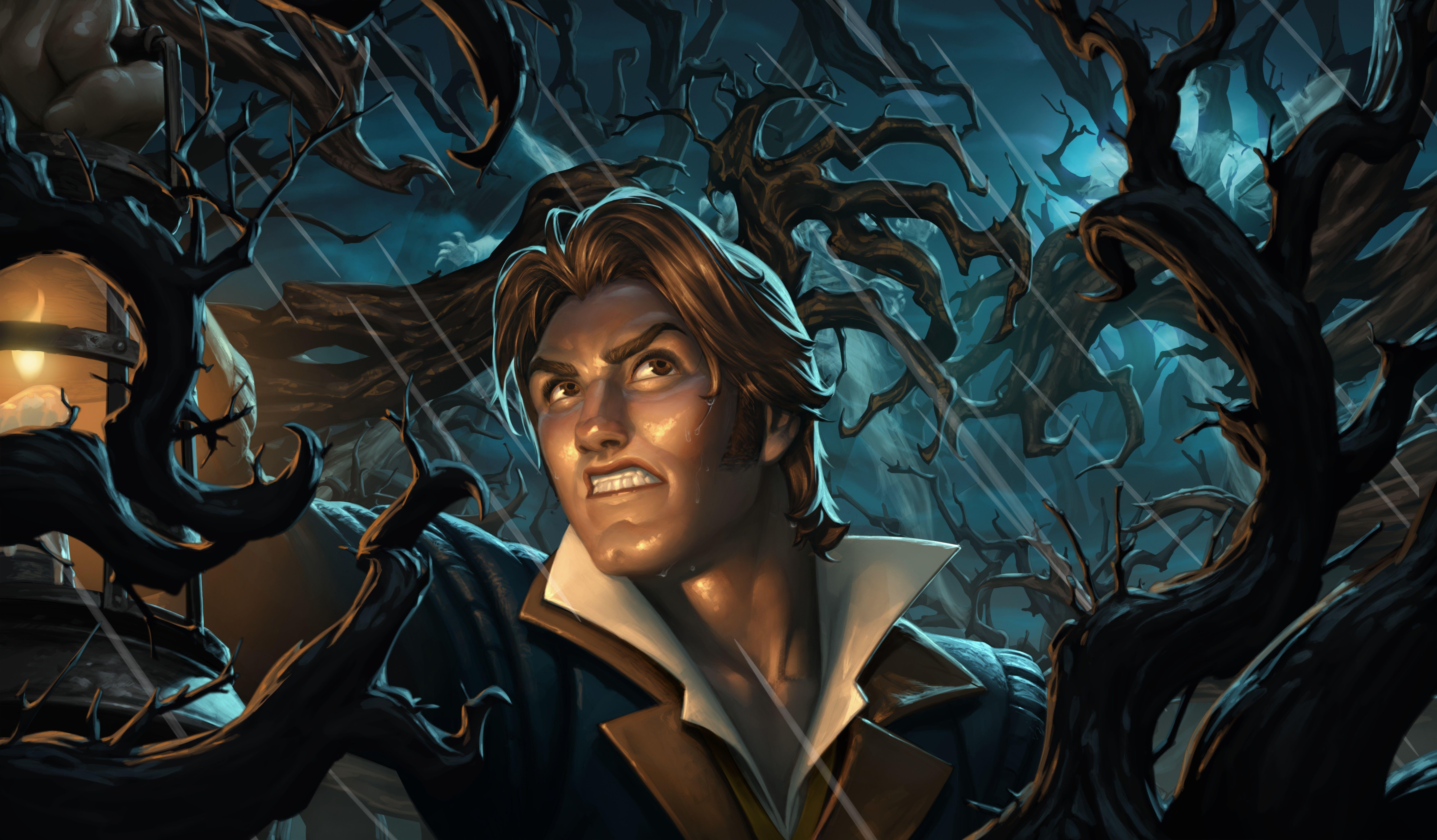 Hearthstone, Witchwood, Artwork, HQ, Karten, 8000x4680 4K Desktop