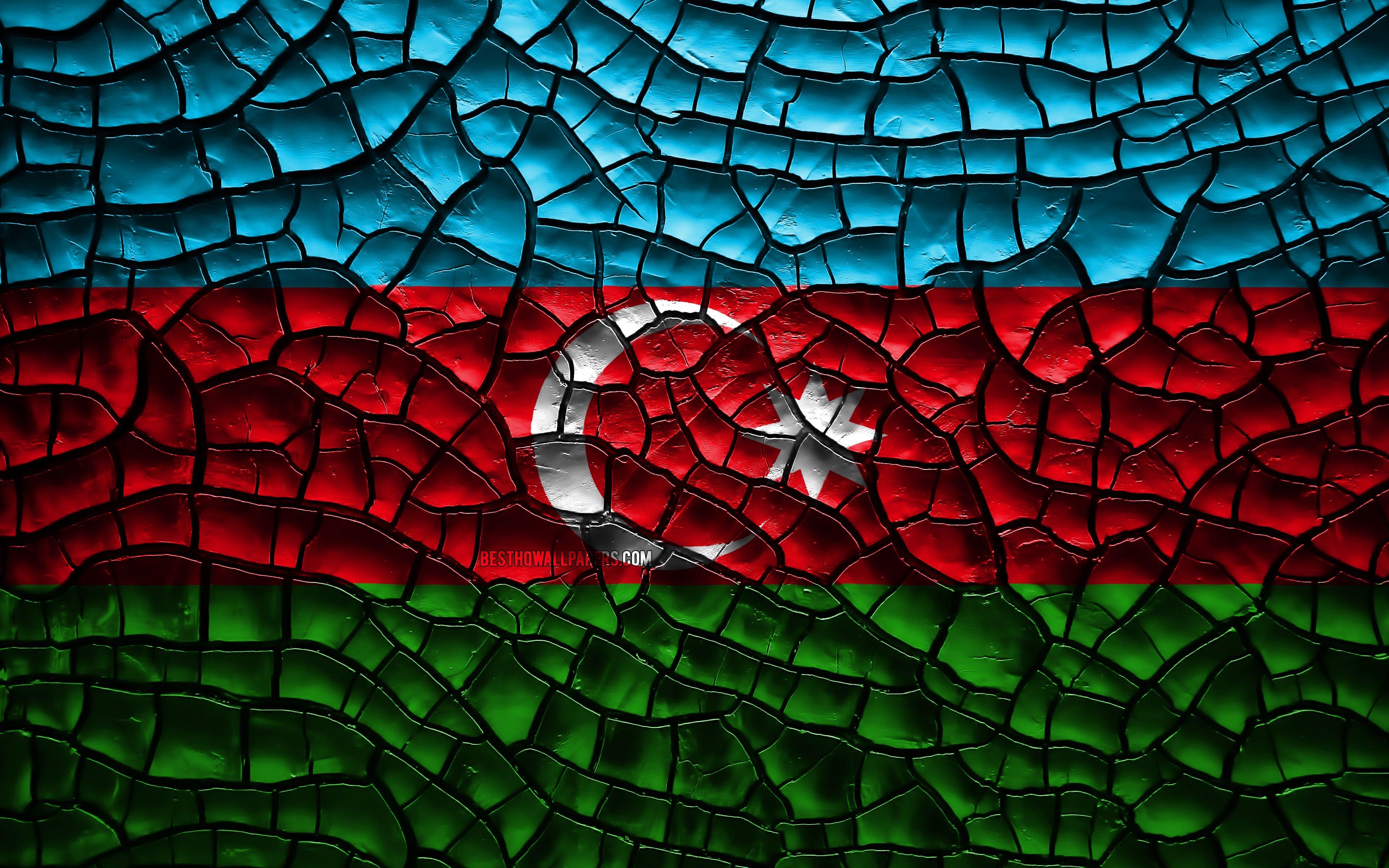 Flagge, Aserbaidschan, 4K, Erde, Hintergrund, 3840x2400 4K Desktop