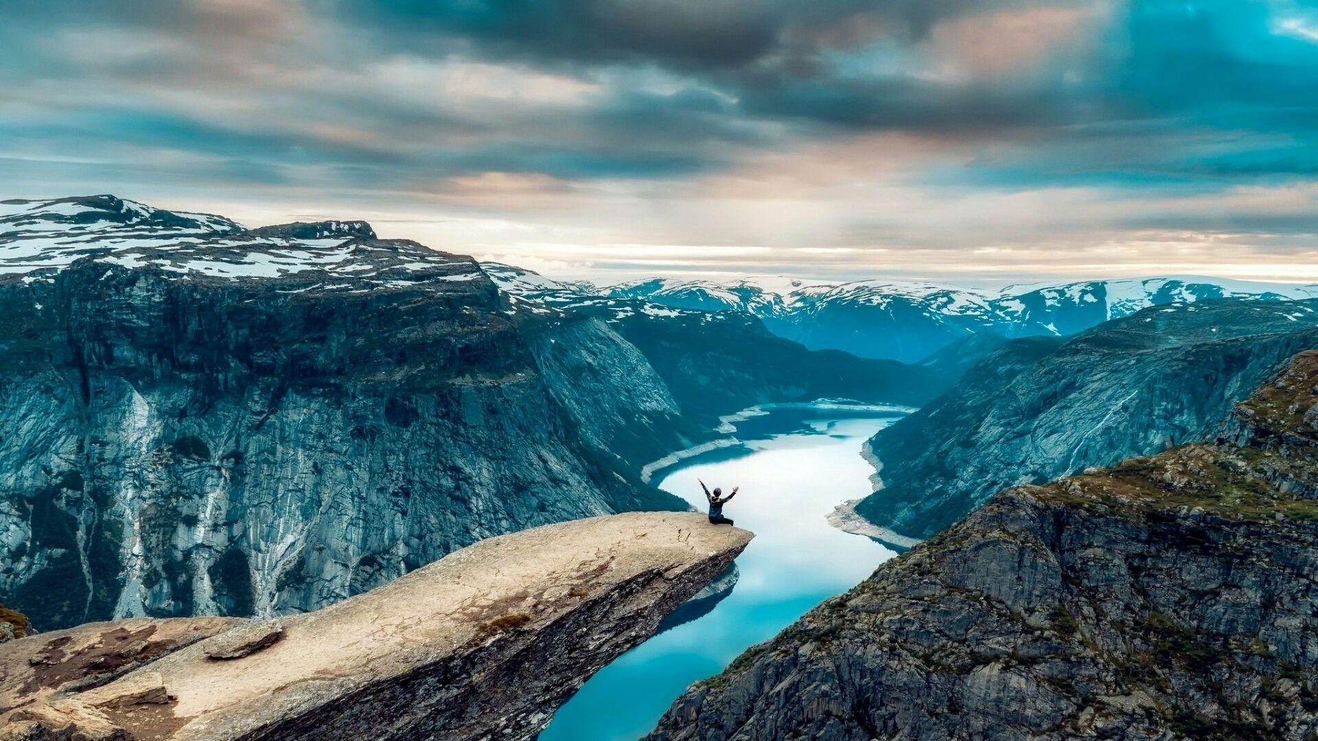 Hardangerfjord, Norwegen, Bild, Studio, Schönheit, 1920x1080 Full HD Desktop