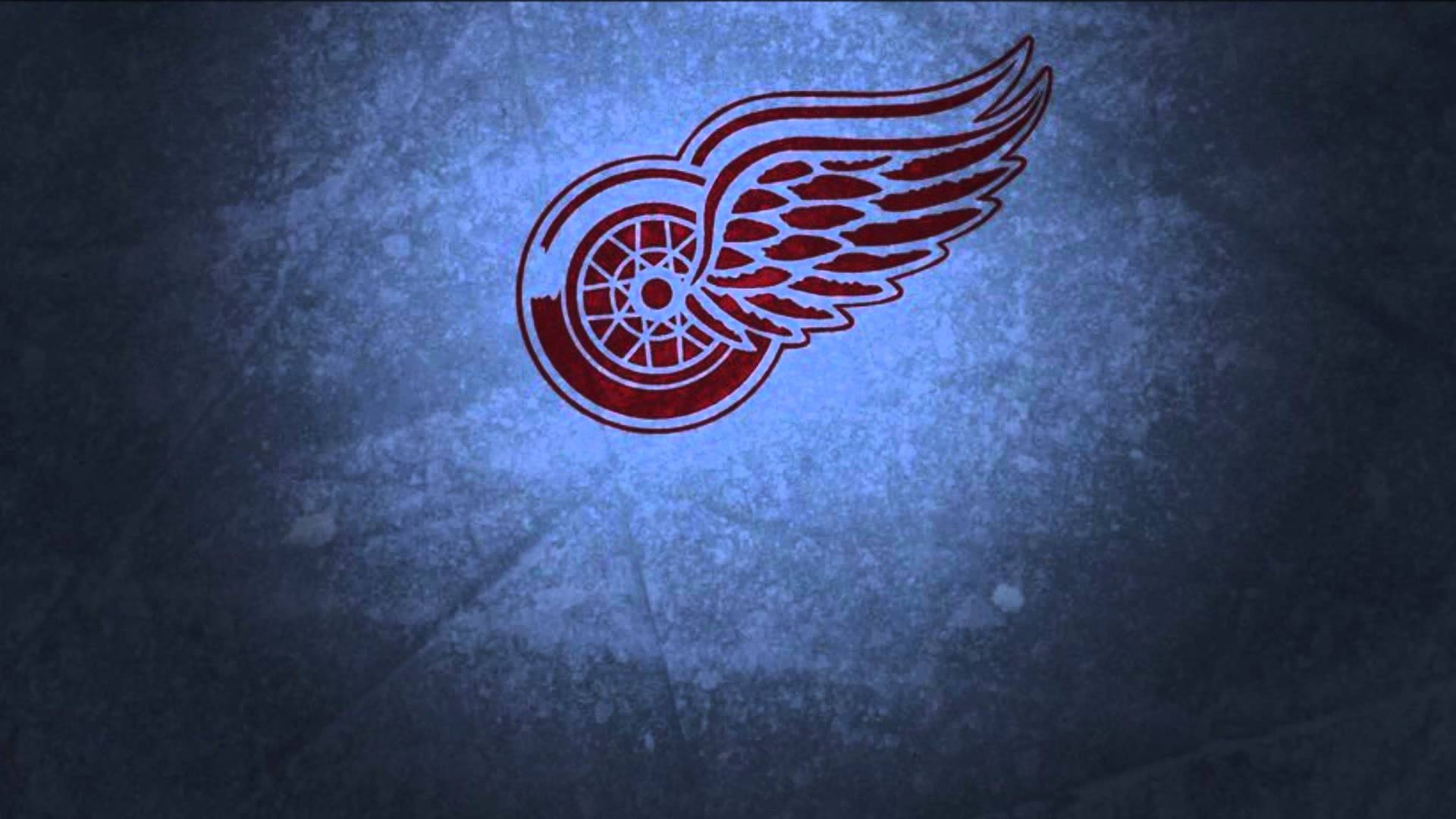 Detroit Red Wings, Rot, Weihnachten, Viktorianisch, Hintergrund, 1920x1080 Full HD Desktop