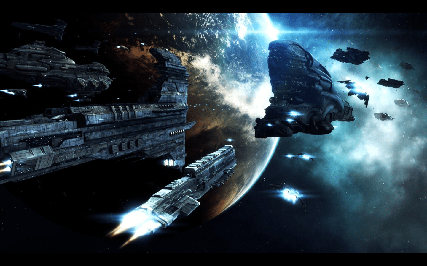 Eve Online, Bild, Sci-Fi, futuristisch, Universum, 1440x900 HD Desktop