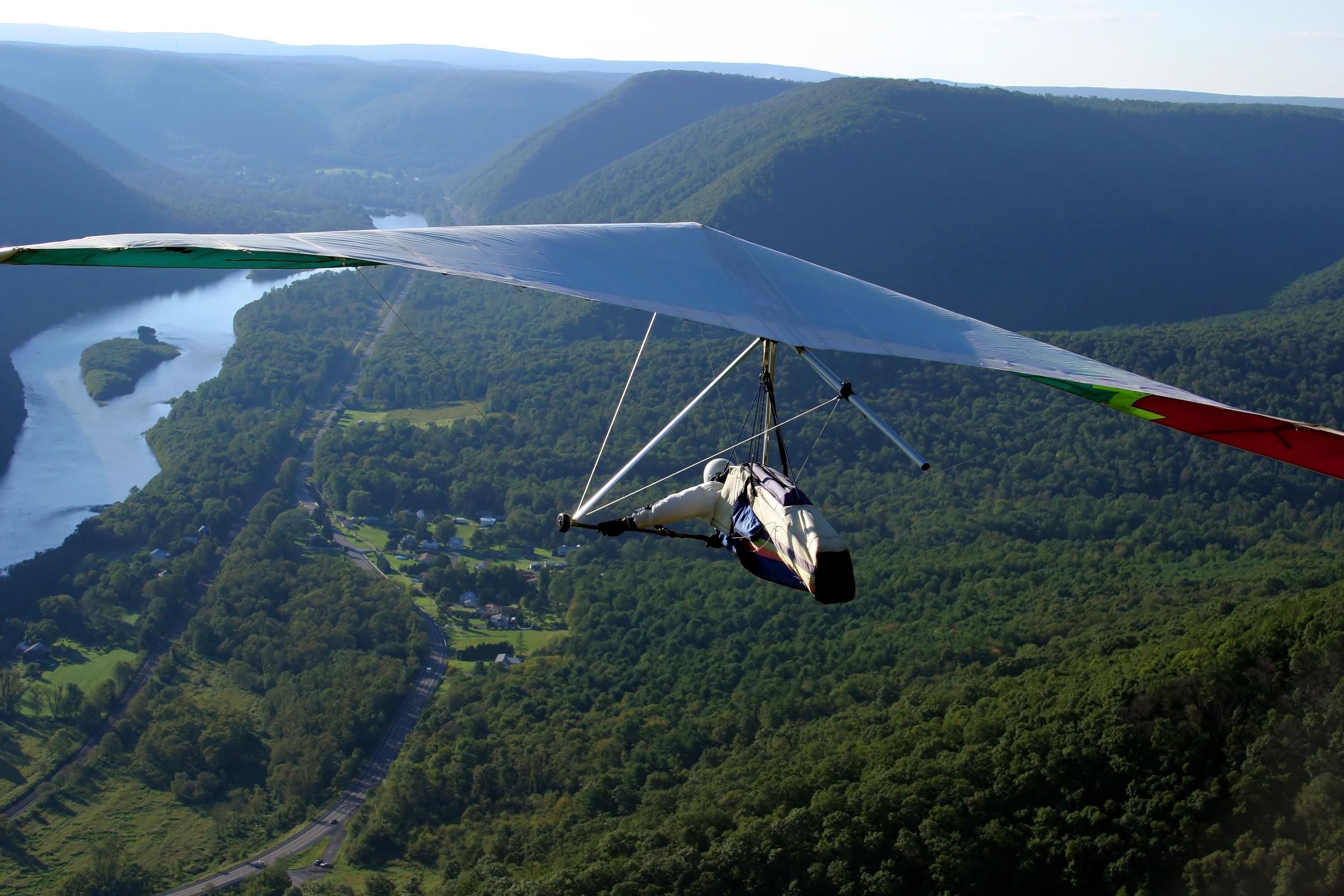 Drachenflieger, Start, Hyner, Luftbild, Sport, 3080x2050 HD Desktop