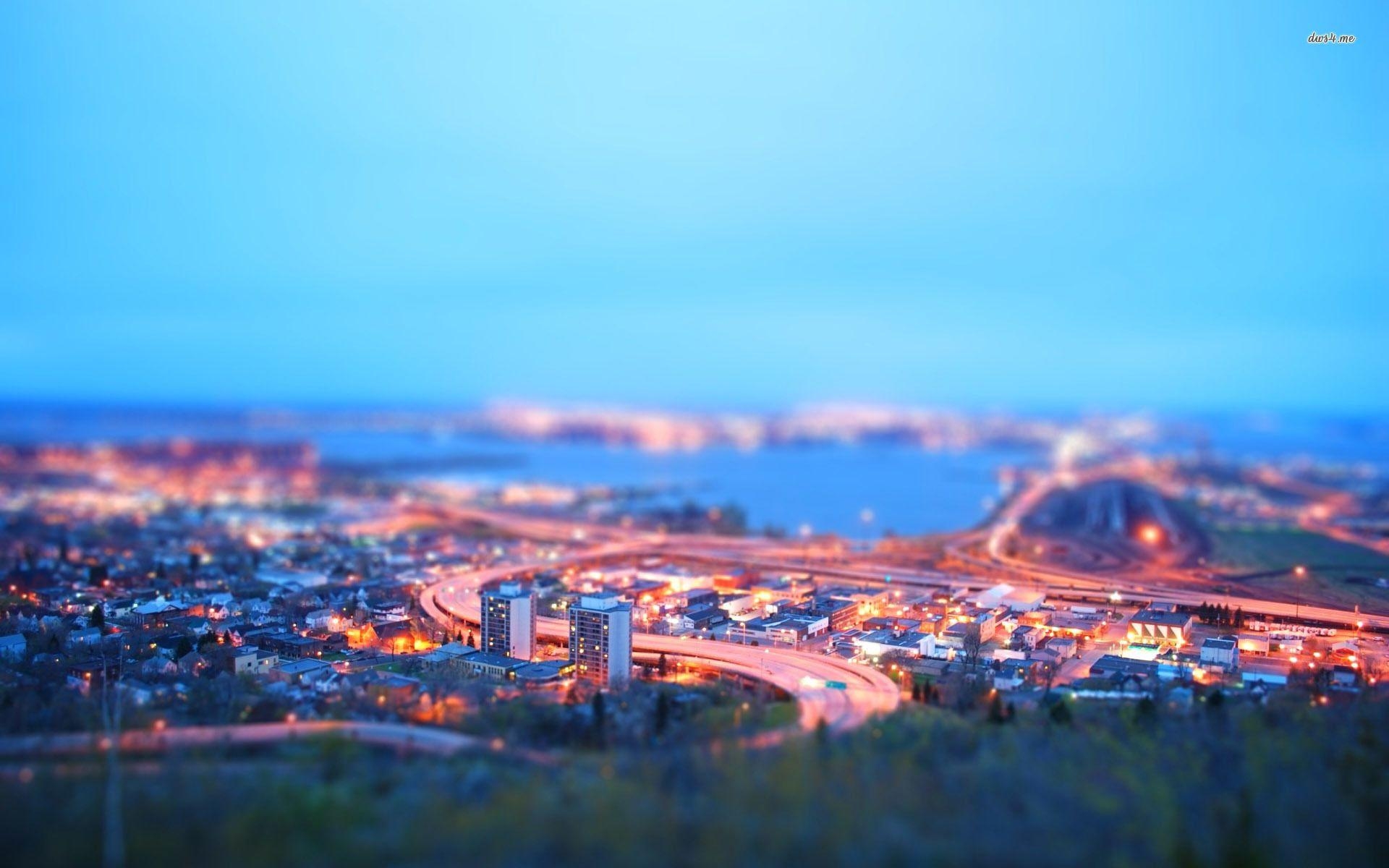 Duluth Minnesota, Lichter, Nachtansicht, Seeufer, Skyline, 1920x1200 HD Desktop