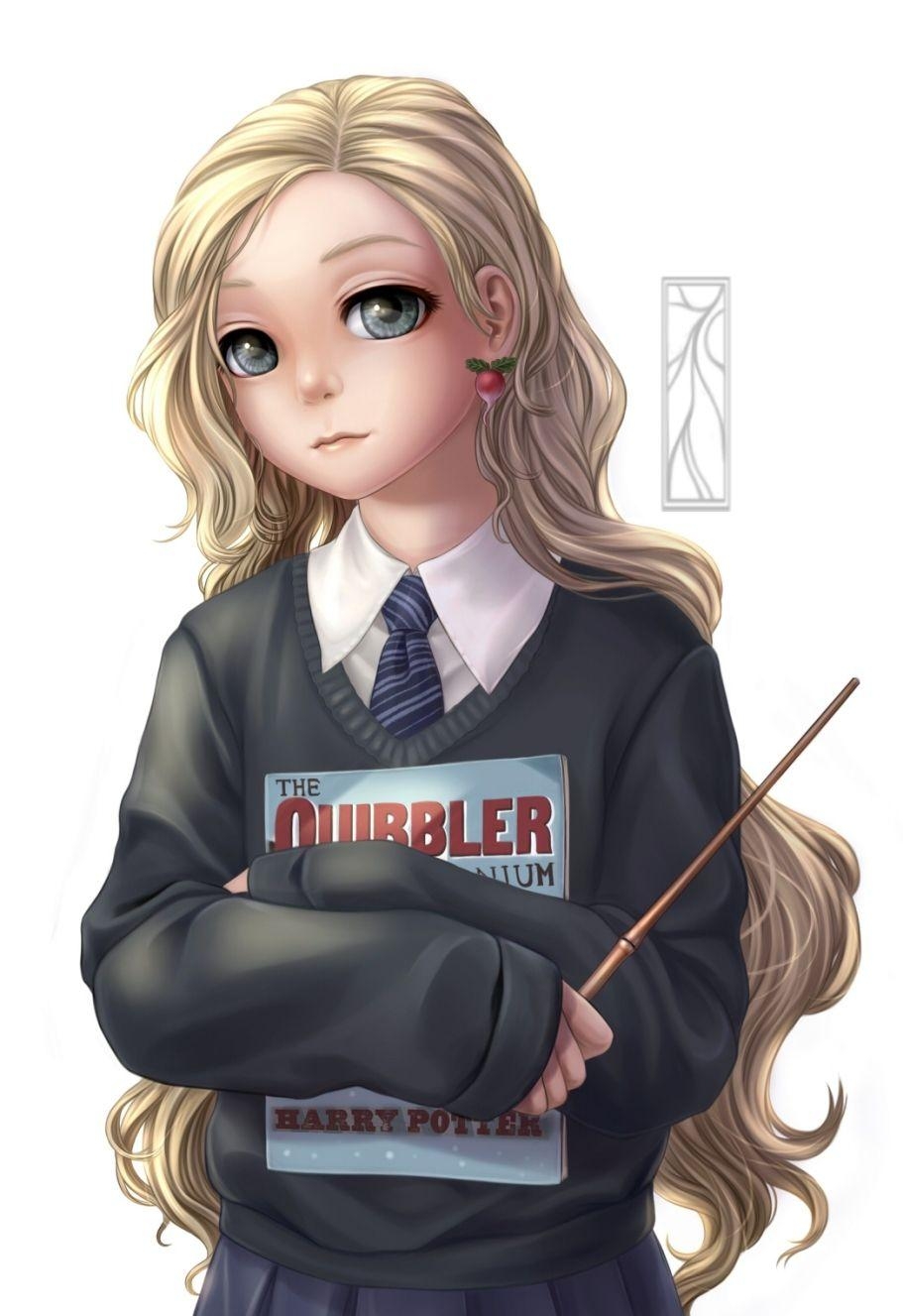 Luna Lovegood, Anime, Bildtafel, Harry Potter, Manga, 920x1330 HD Handy