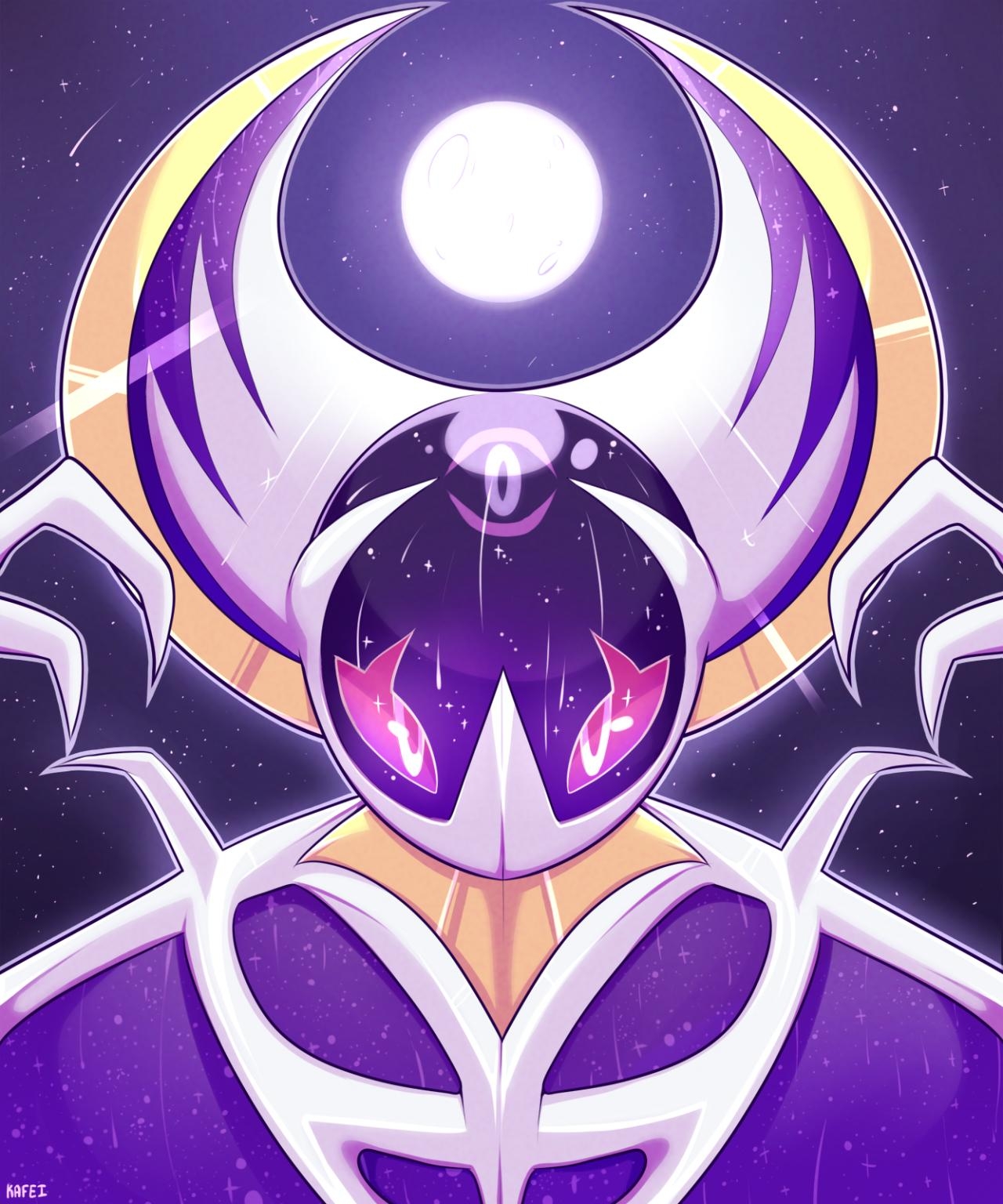 Lunala, Anime, Bildtafel, Pokémon, Anime-Bilder, 1280x1540 HD Handy