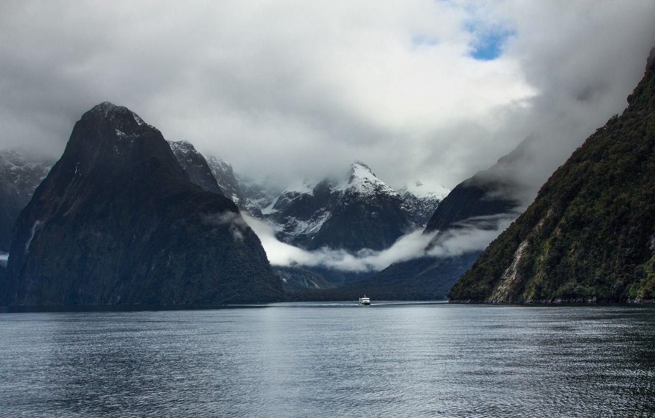 Südinsel, Fjord, Fiordland, Neuseeland, Desktop, 1340x850 HD Desktop