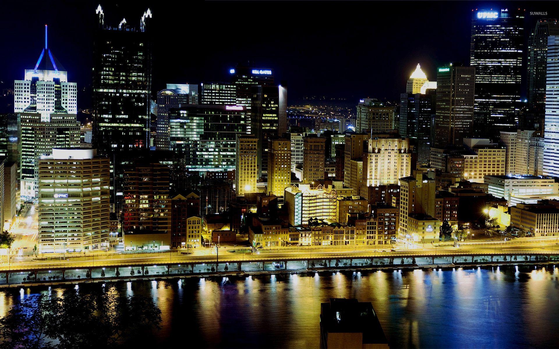 Pittsburgh, Skyline, Hintergrund, Stadt, Reisen, 1920x1200 HD Desktop