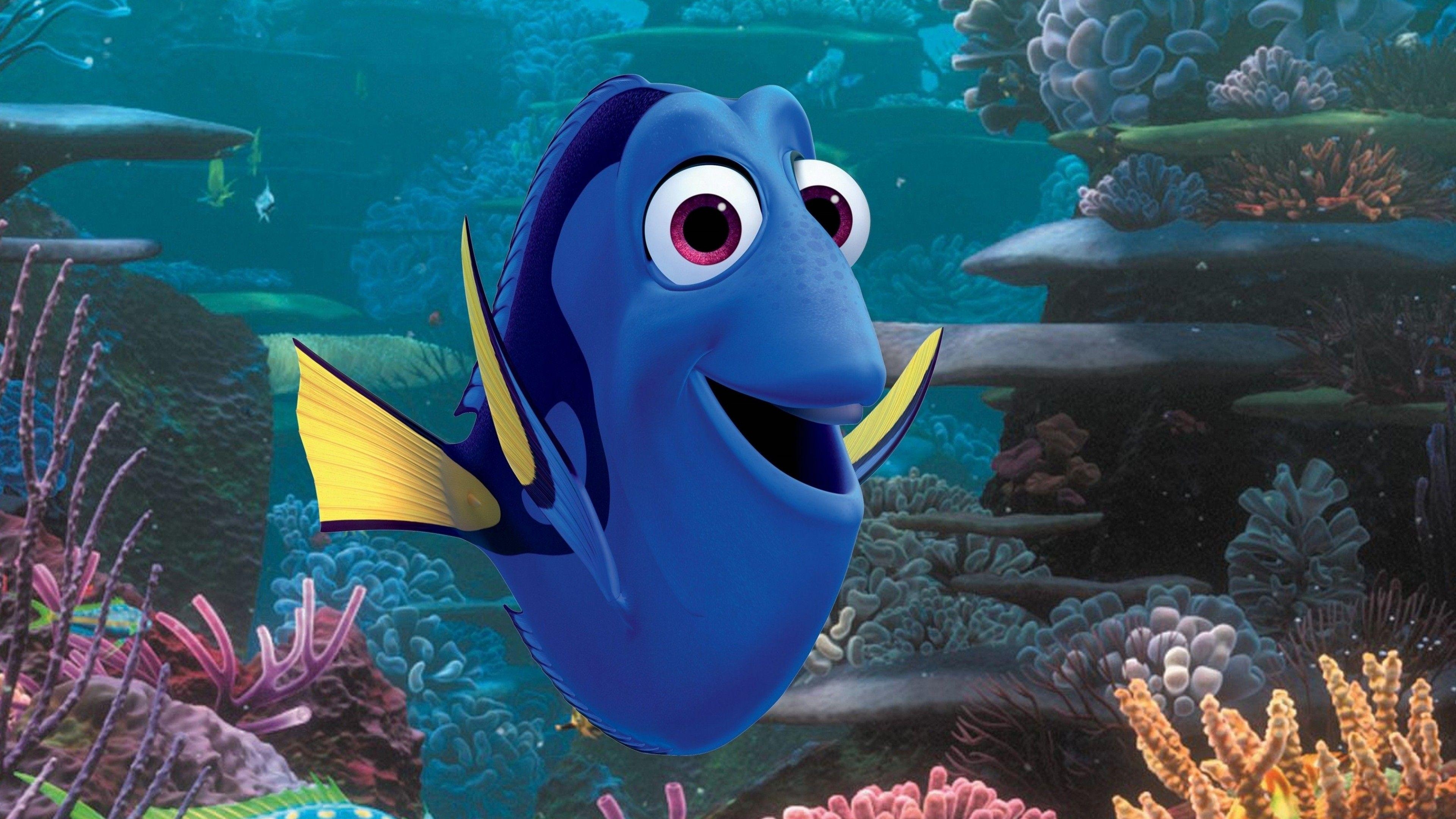 Dory Nemo, Pixar Fische, Animationsfilme Abenteuer, 3840x2160 4K Desktop