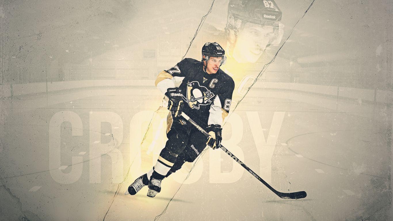 Sidney Crosby, bester Spieler, Pittsburgh, Eishockey, Hintergrund, 1370x770 HD Desktop