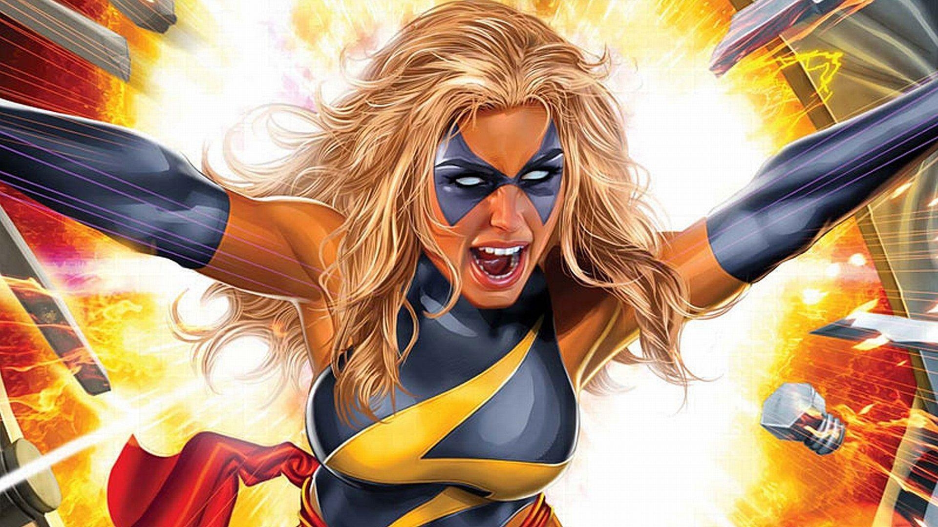 Ms. Marvel, HD, Hintergrund, Bild, Comics, 1920x1080 Full HD Desktop