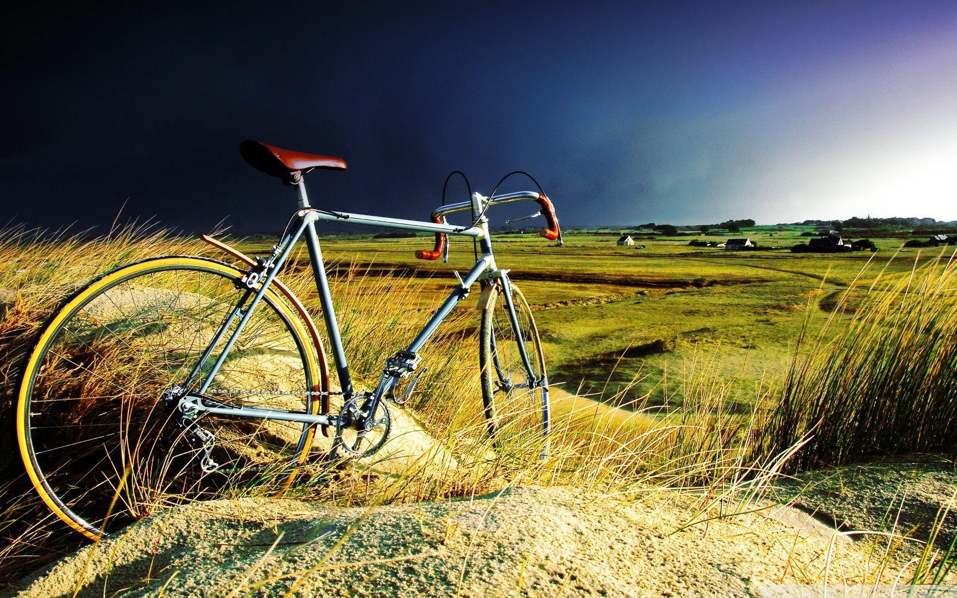 Vintage Fahrrad, Sturm, 4K HD, Retro, Fahrradfotografie, 1920x1200 HD Desktop